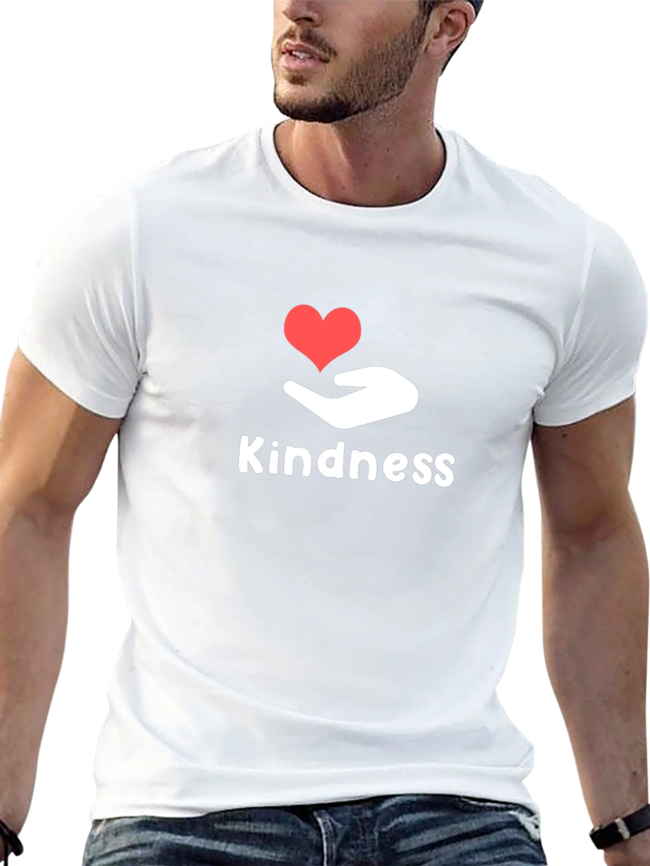 Kindness Heart Graphic Tee - Soft Cotton Blend