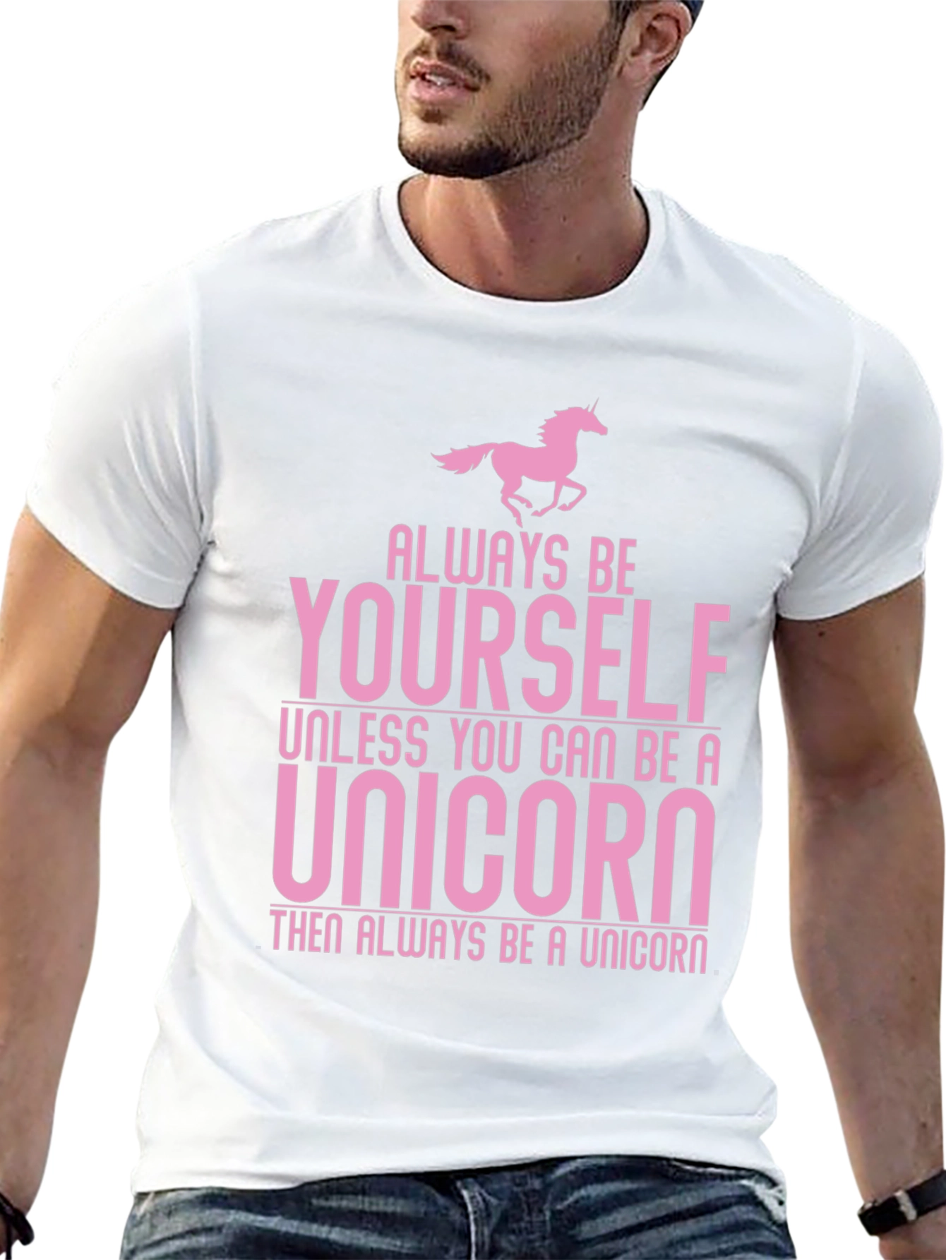 Always Be Yourself Unicorn Graphic T-Shirt