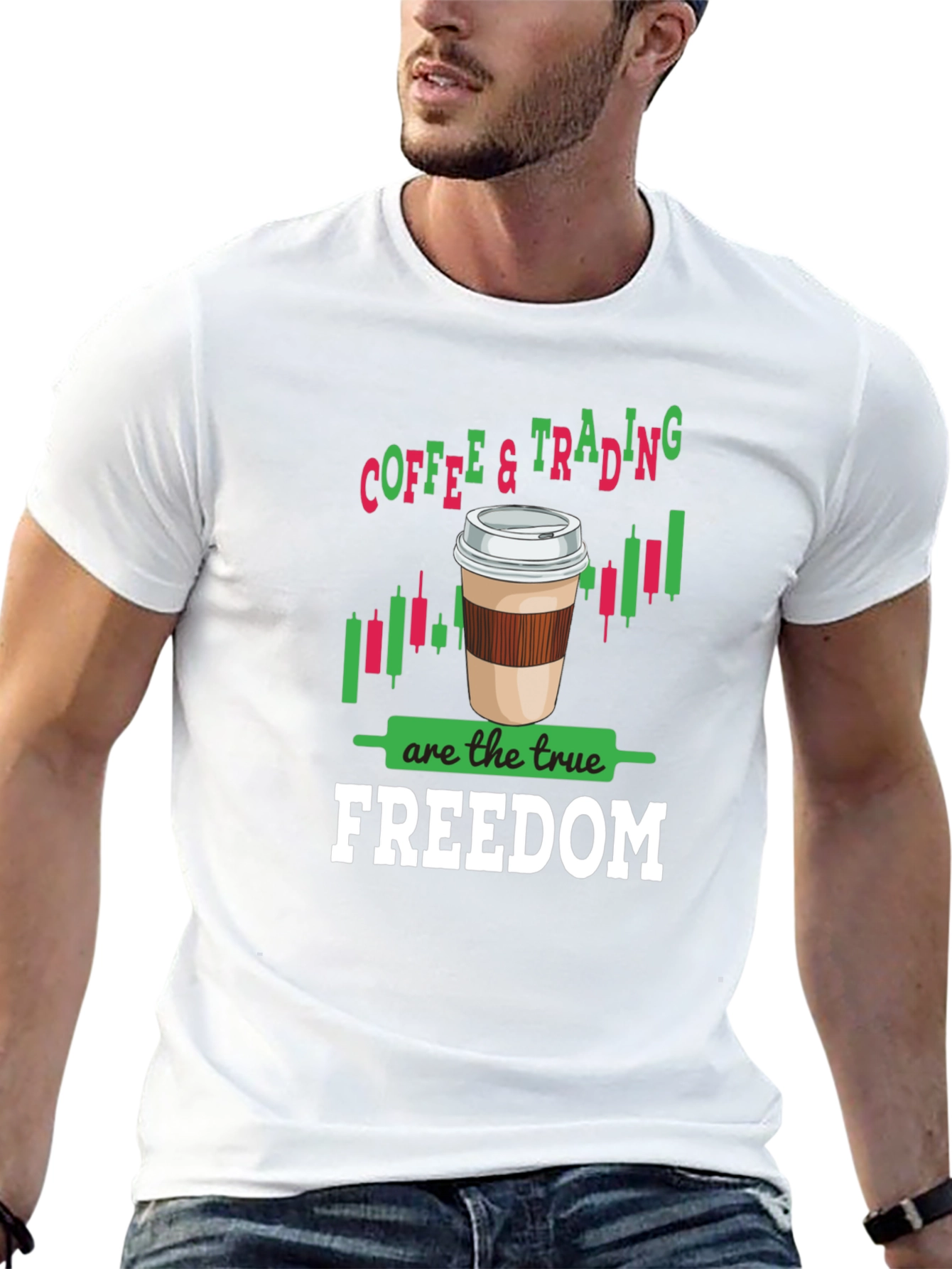 Coffee & Trading Freedom Graphic Tee