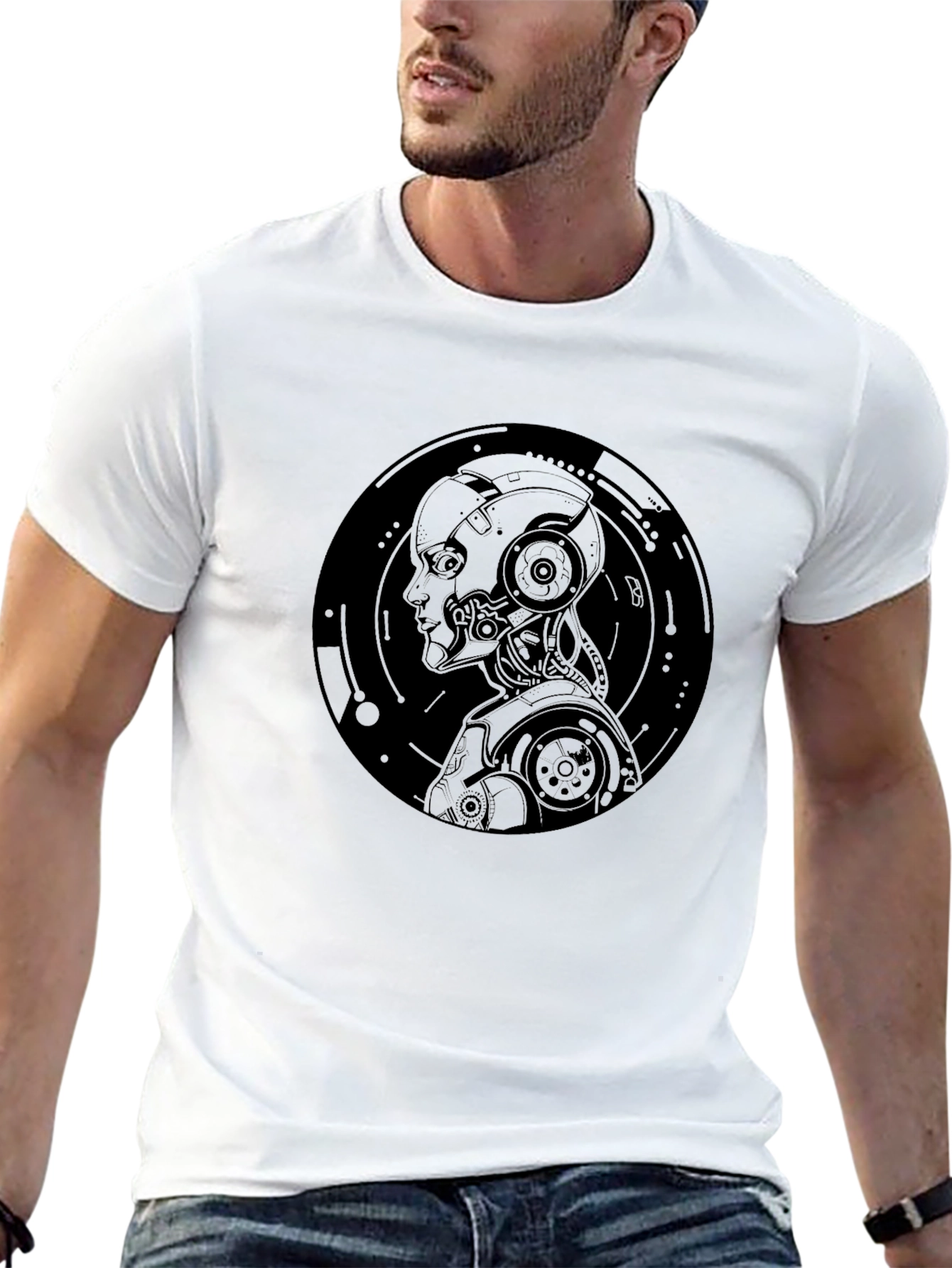 Cyberpunk Android T-Shirt - Black
