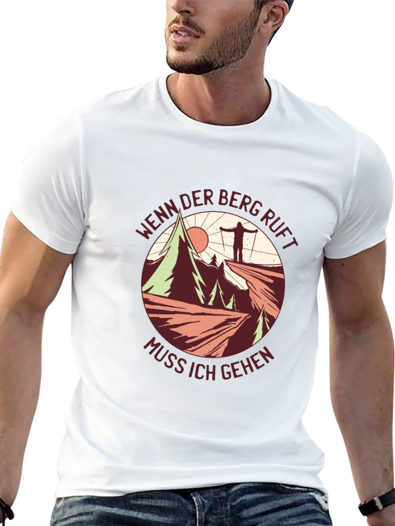 Mountain Calling T-Shirt - Hiker Adventure Tee