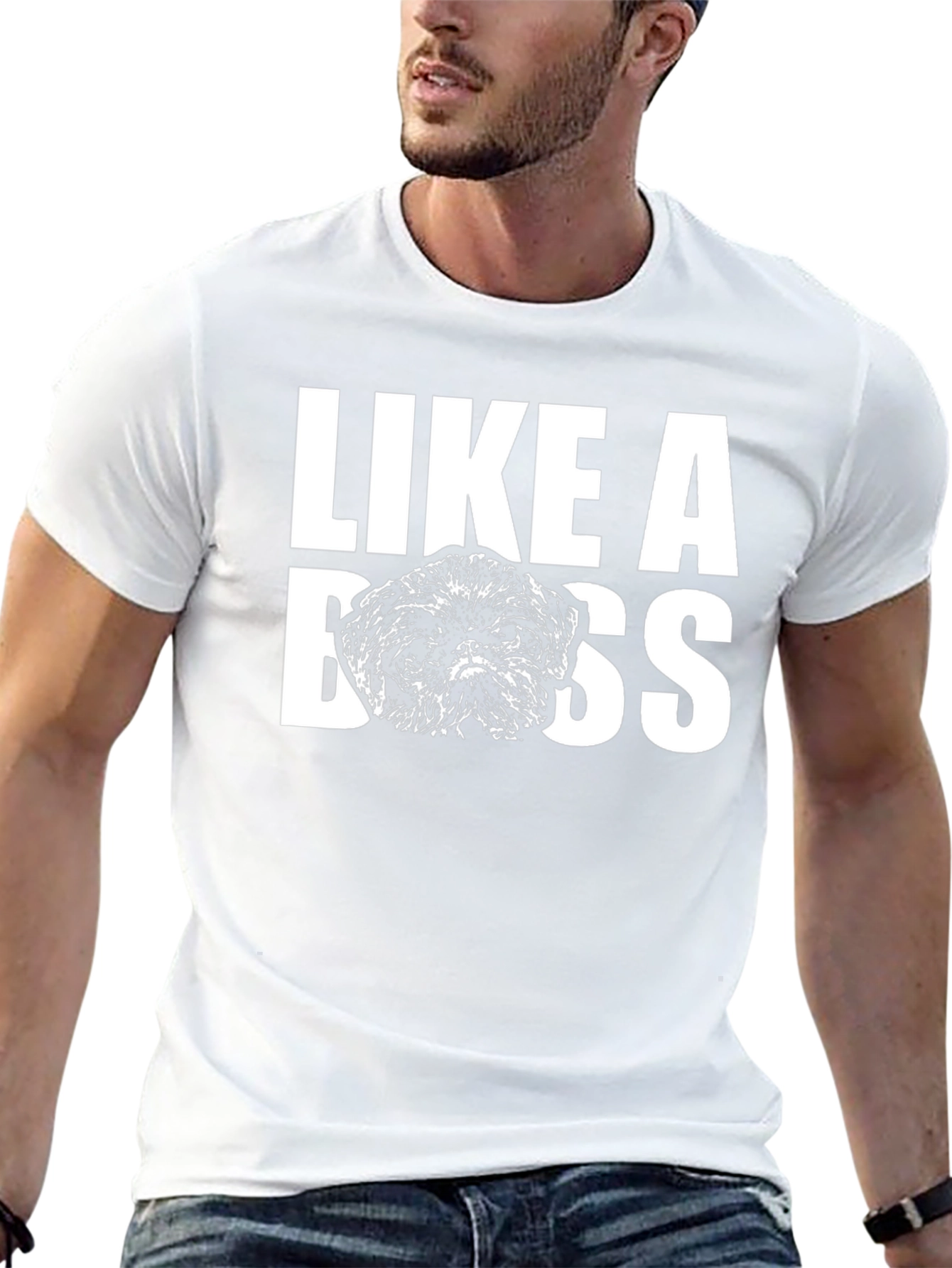 Like A Boss Shih Tzu T-Shirt
