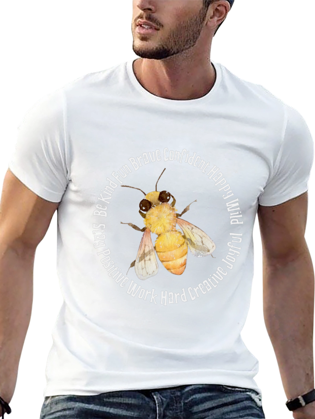 Bee Kind Graphic T-Shirt - Positive Vibe Tee