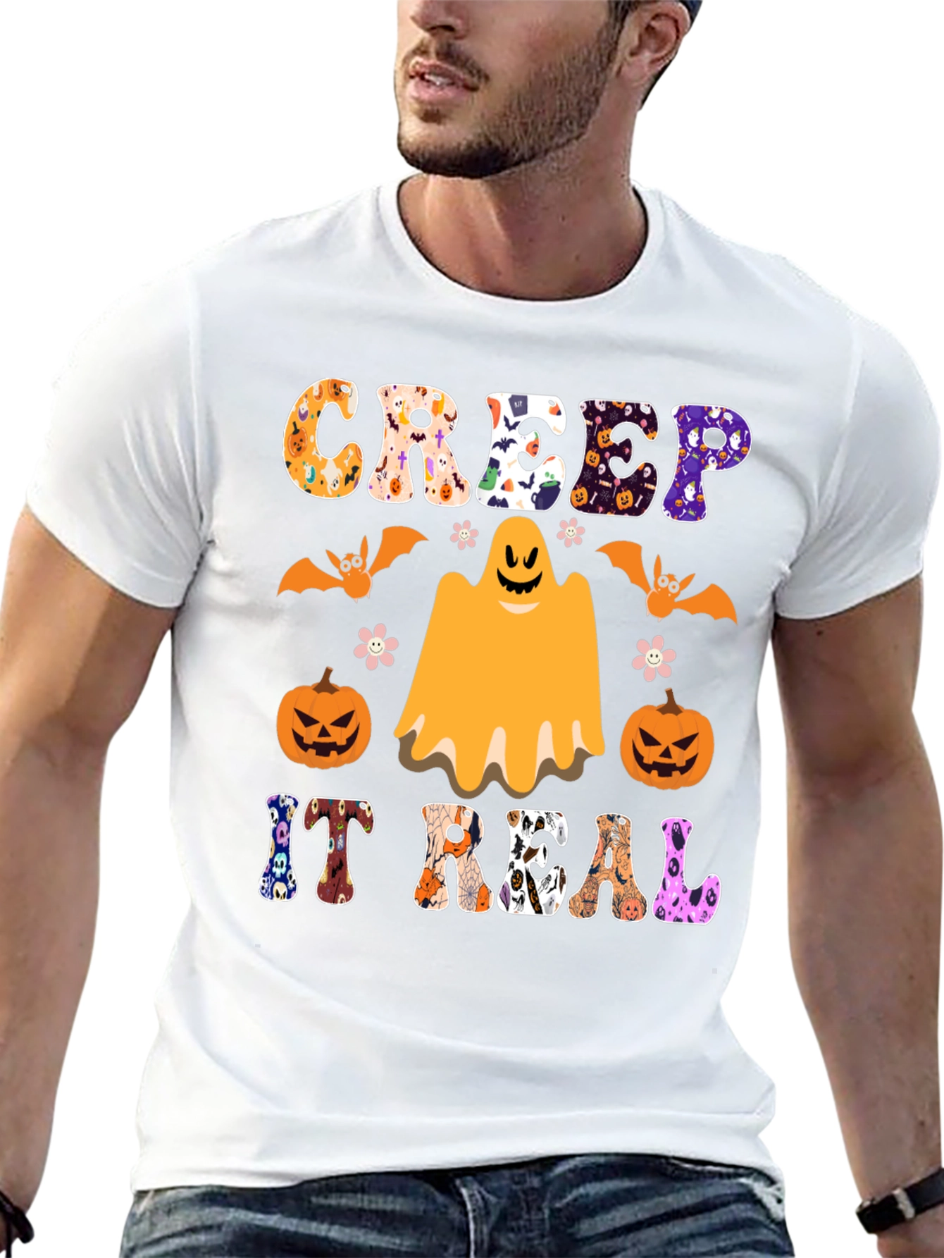 Creep It Real Halloween Graphic Tee
