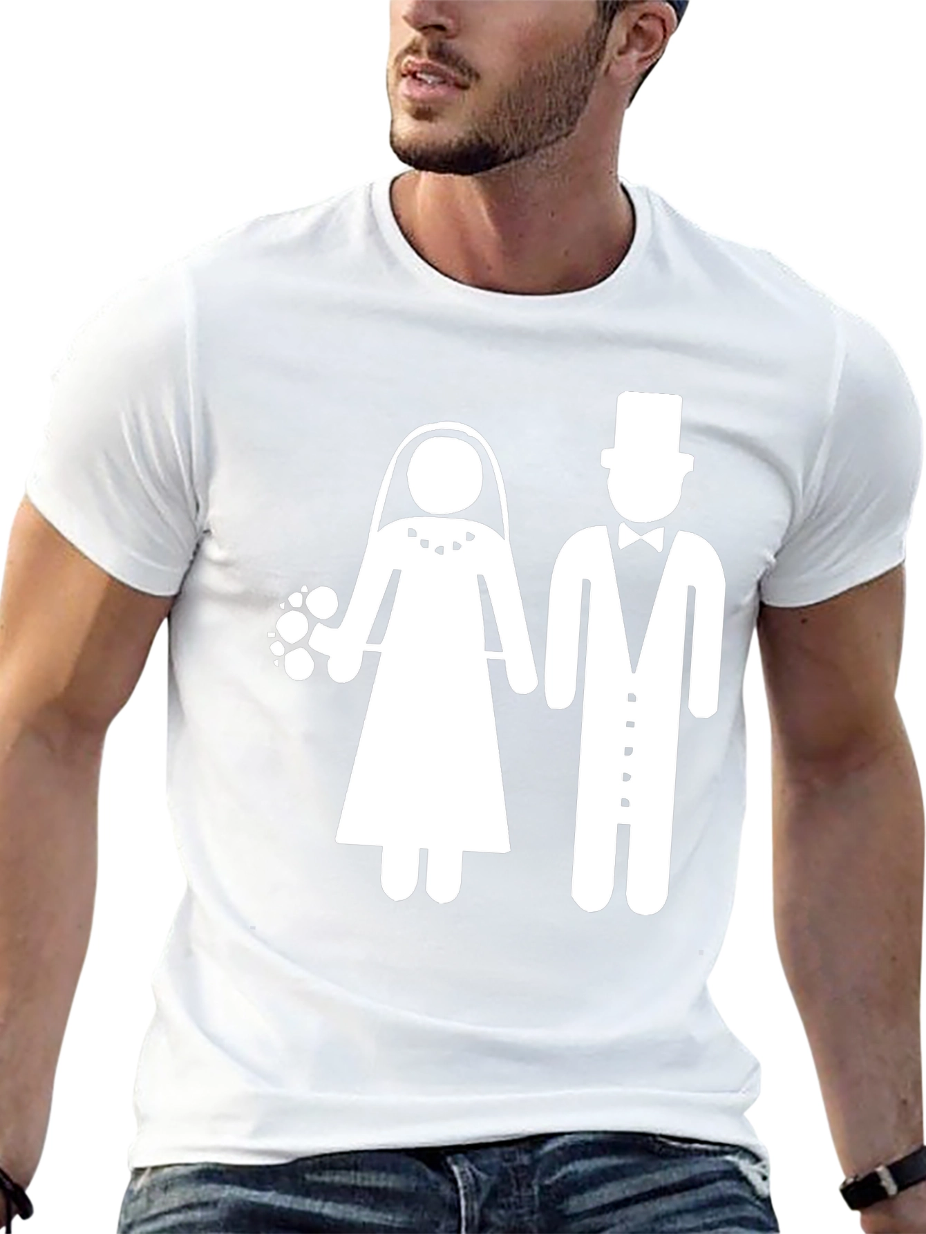 Bride & Groom T-Shirt - Wedding Celebration Tee