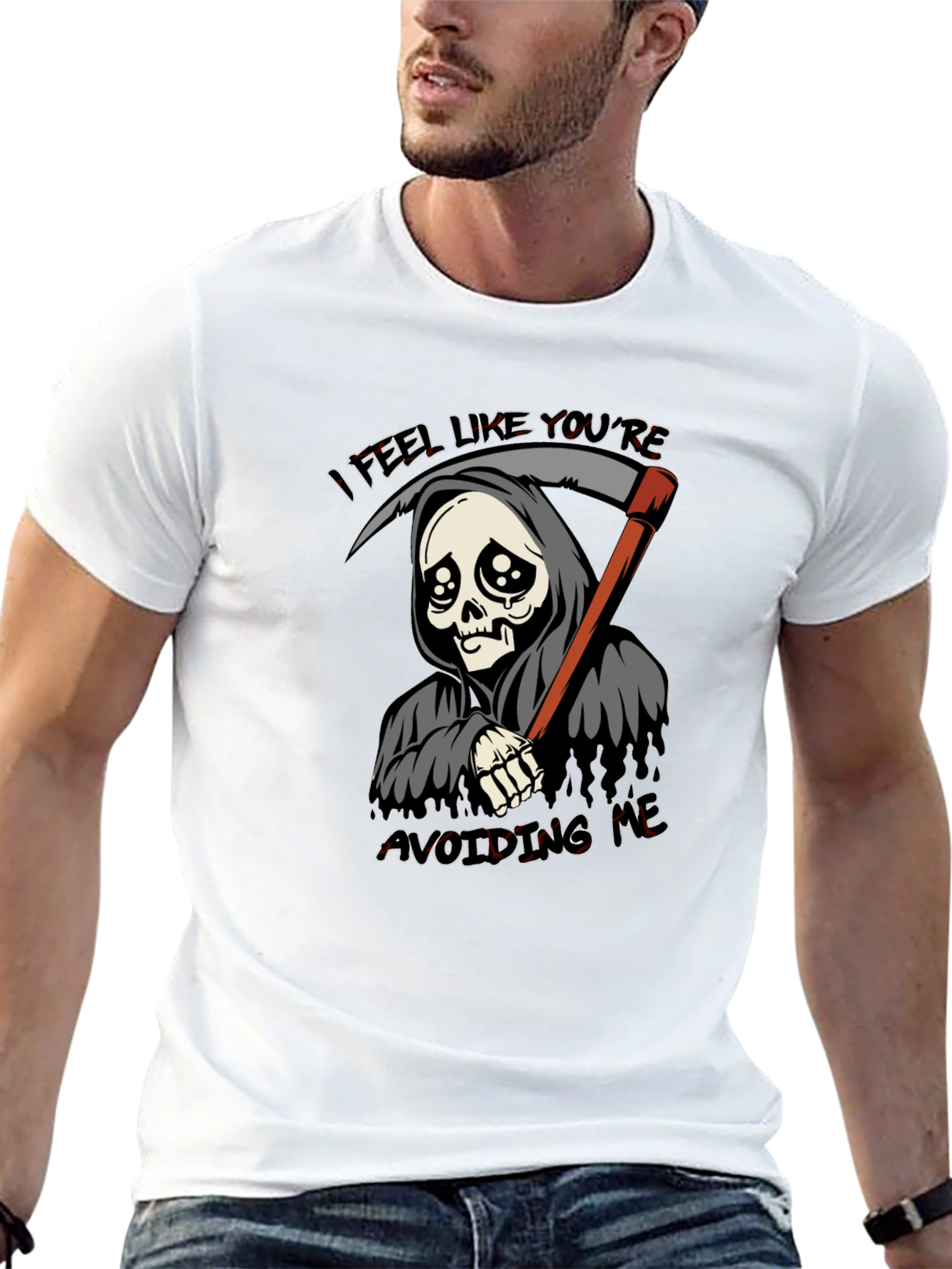 Sad Reaper T-Shirt - Avoiding Me Tee