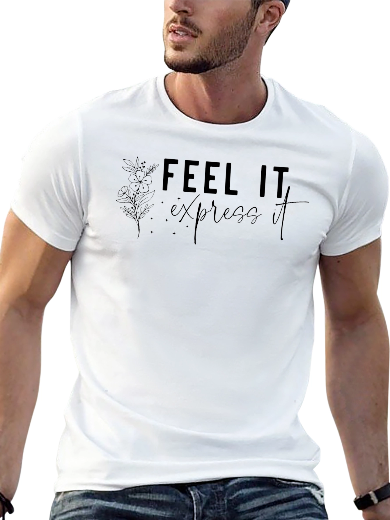 Feel It Express It - Graphic T-Shirt