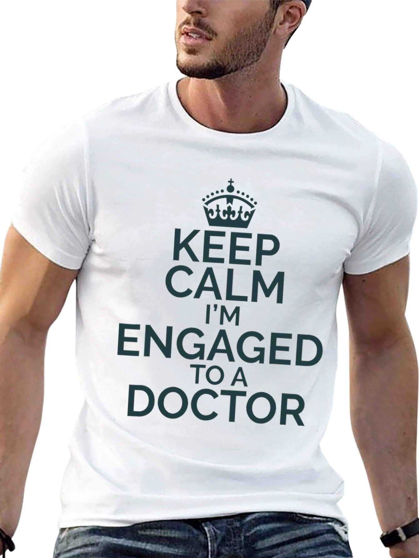 Keep Calm Engaged to a Doctor T-Shirt