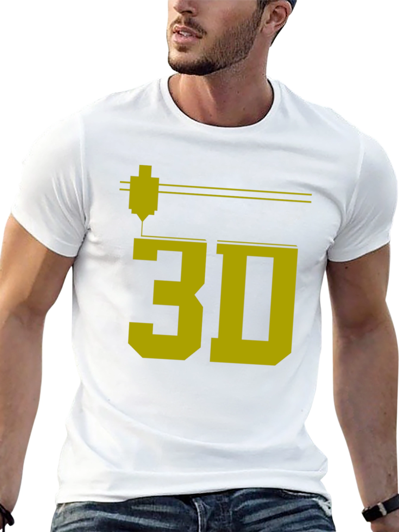3D Printing T-Shirt - Geeky Black Tee