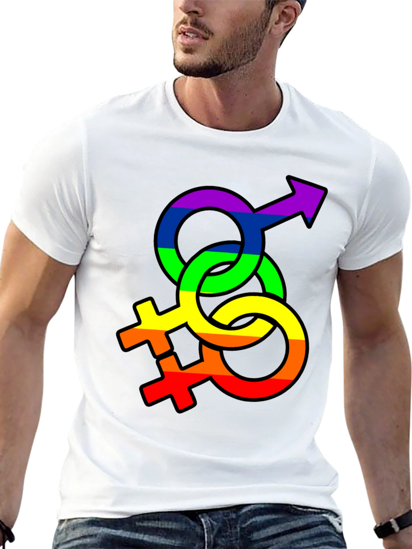 Rainbow LGBTQ+ Symbol T-Shirt