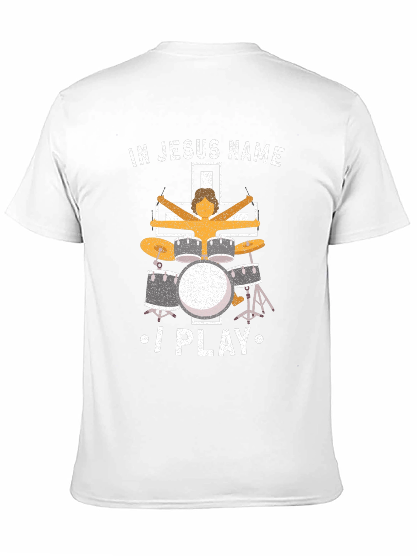 In Jesus Name I Play Drum T-Shirt