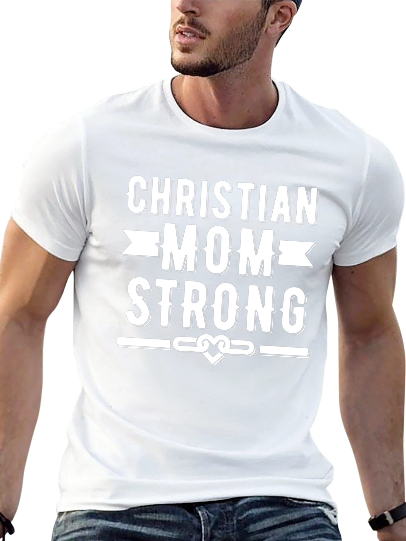 Christian Mom Strong Graphic Tee