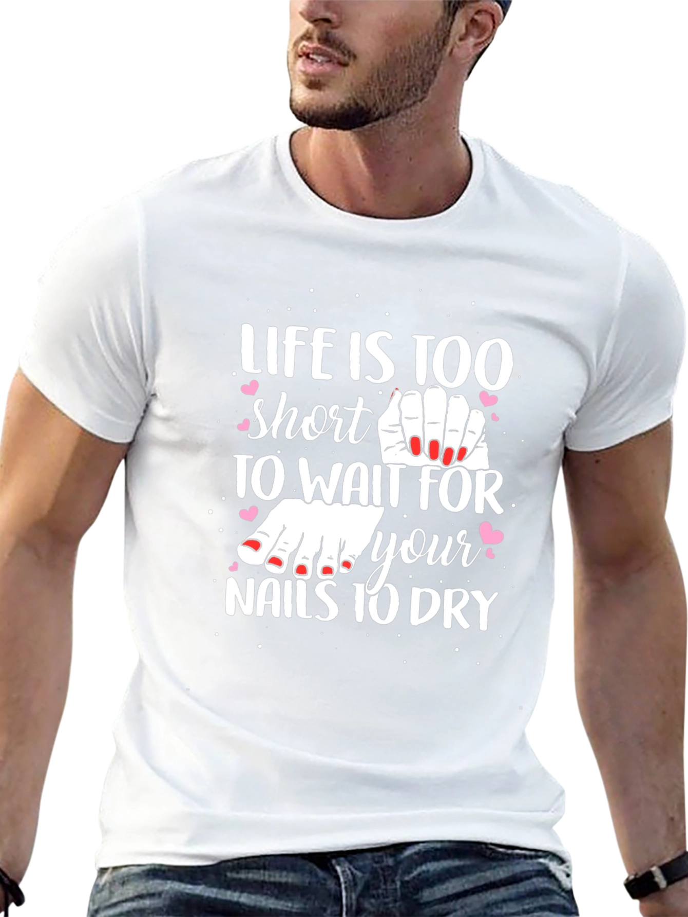Life is Too Short Nail Polish T-Shirt