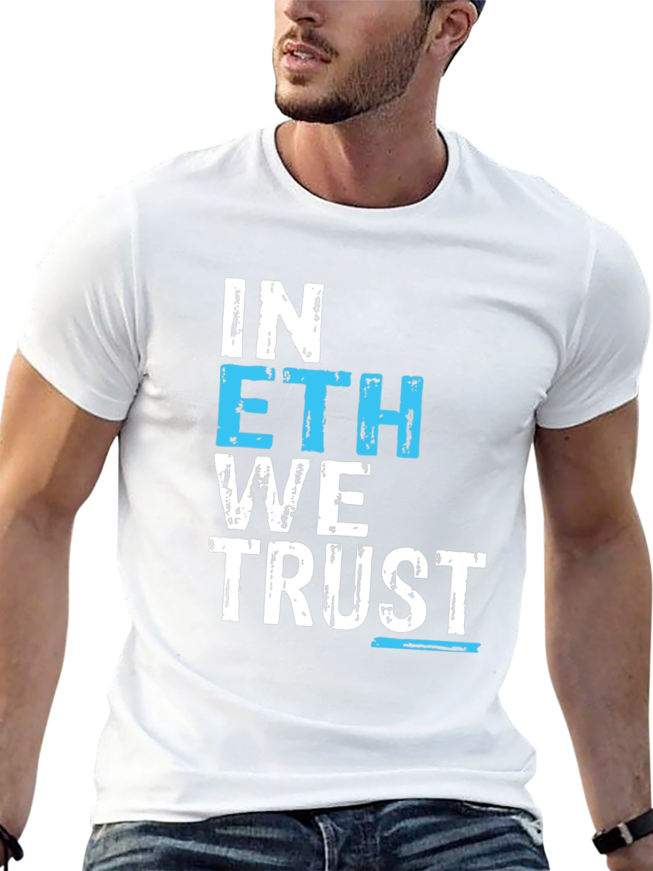 In ETH We Trust Graphic Tee - Crypto Enthusiast