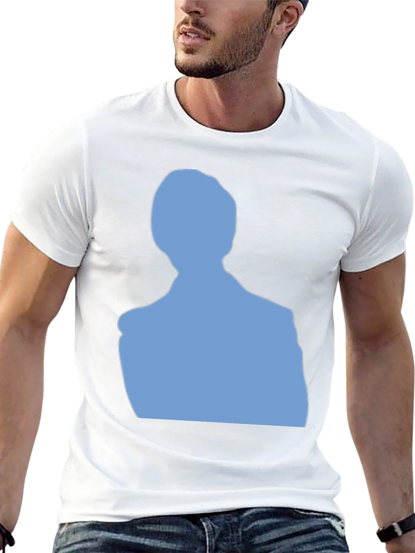 Silhouette Graphic Black T-Shirt