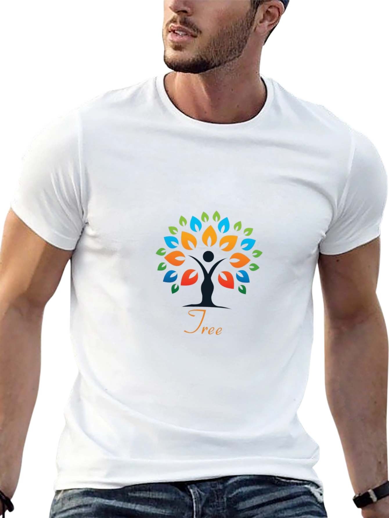 Nature Inspired Tree Graphic T-Shirt