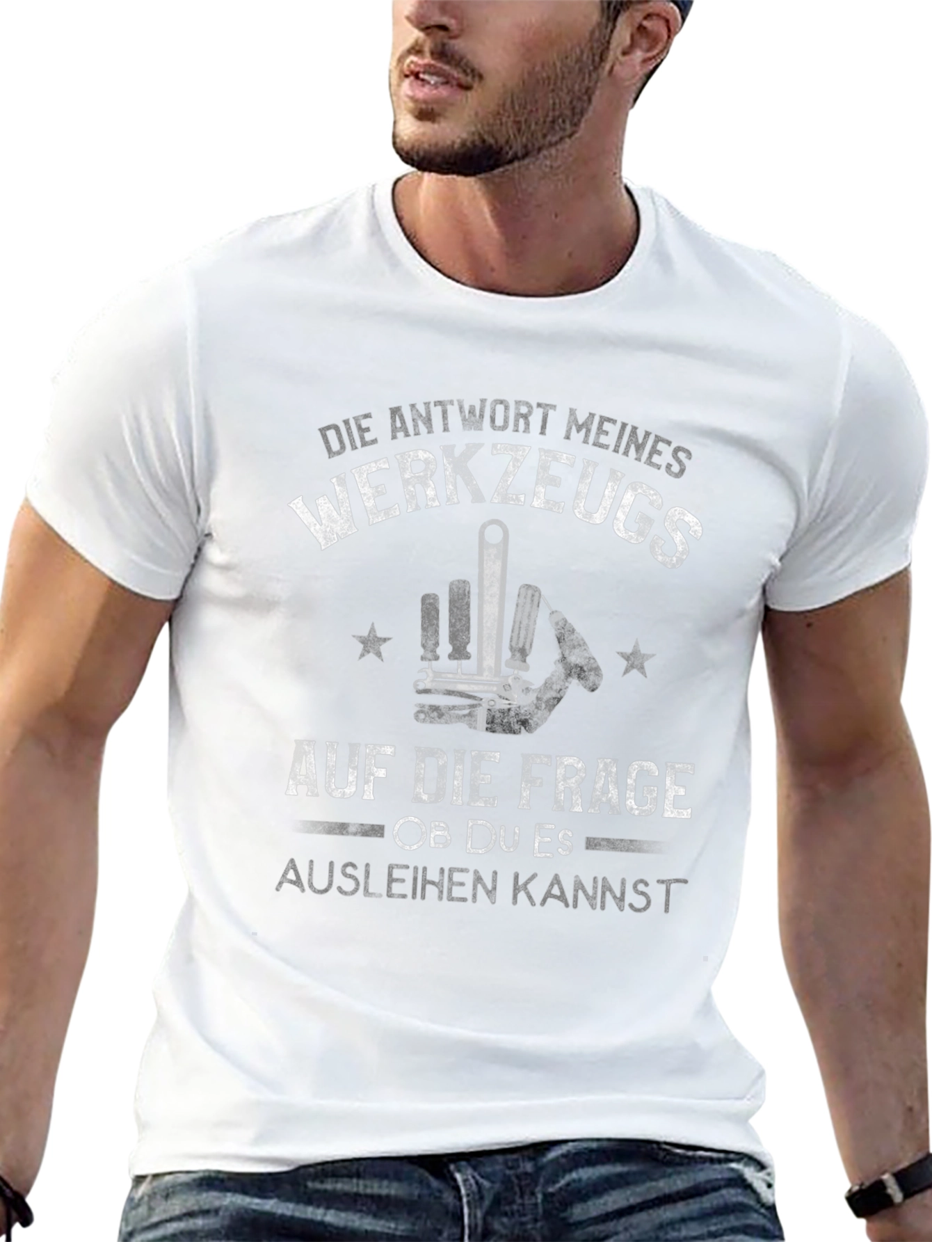 Funny Tooling Answer Mens Black T-Shirt