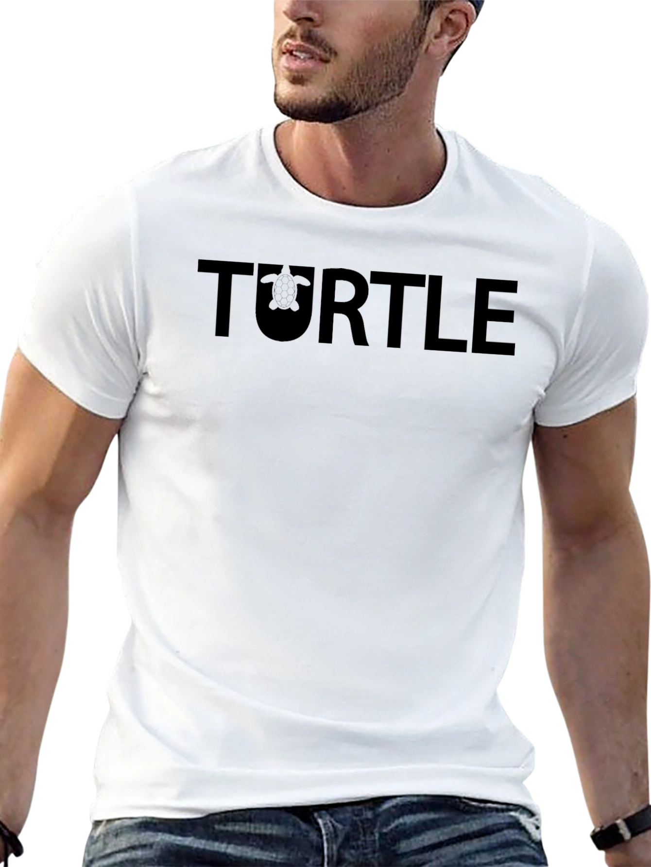 Turtle Graphic T-Shirt - Soft Cotton Tee