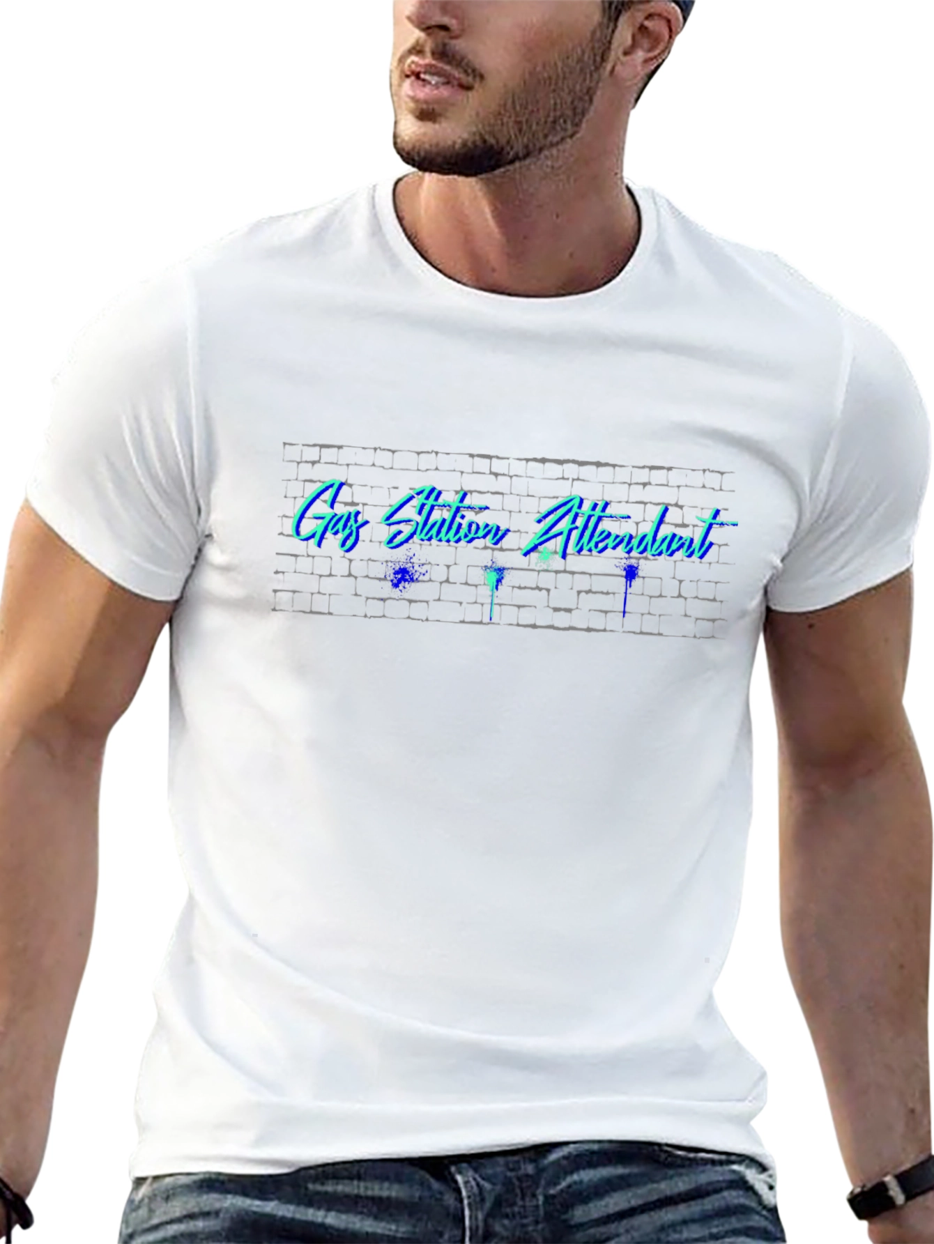Gas Station Attendant Graphic Tee