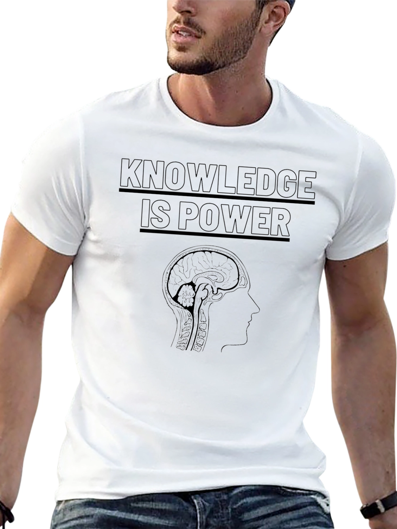 Knowledge Is Power Graphic T-Shirt