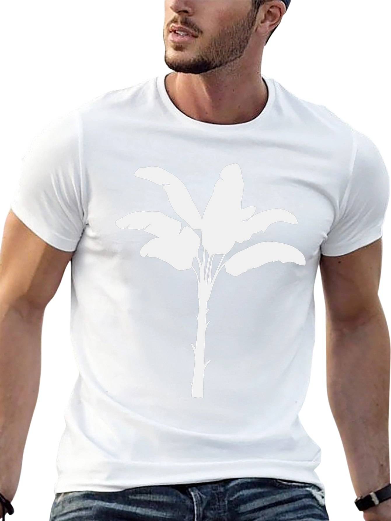 Banana Tree Graphic Tee - Tropical Vibes