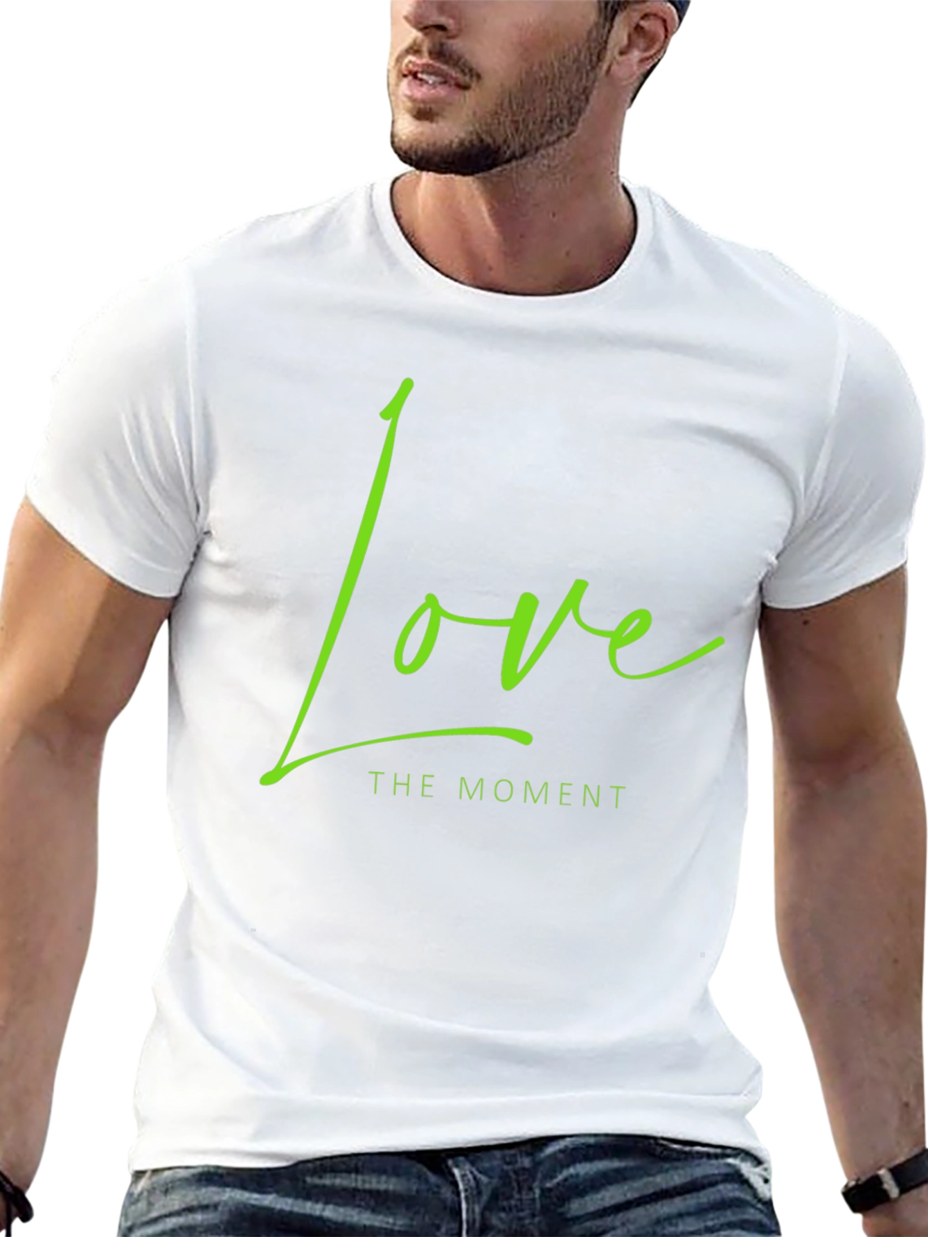 Love the Moment Black Graphic Tee