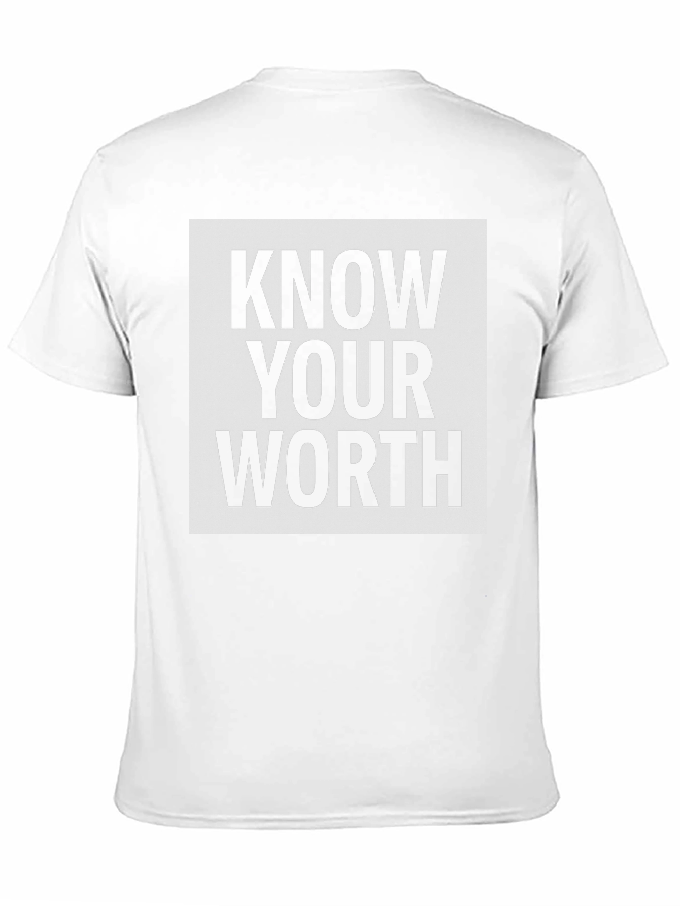 Know Your Worth T-Shirt - Motivational Tee