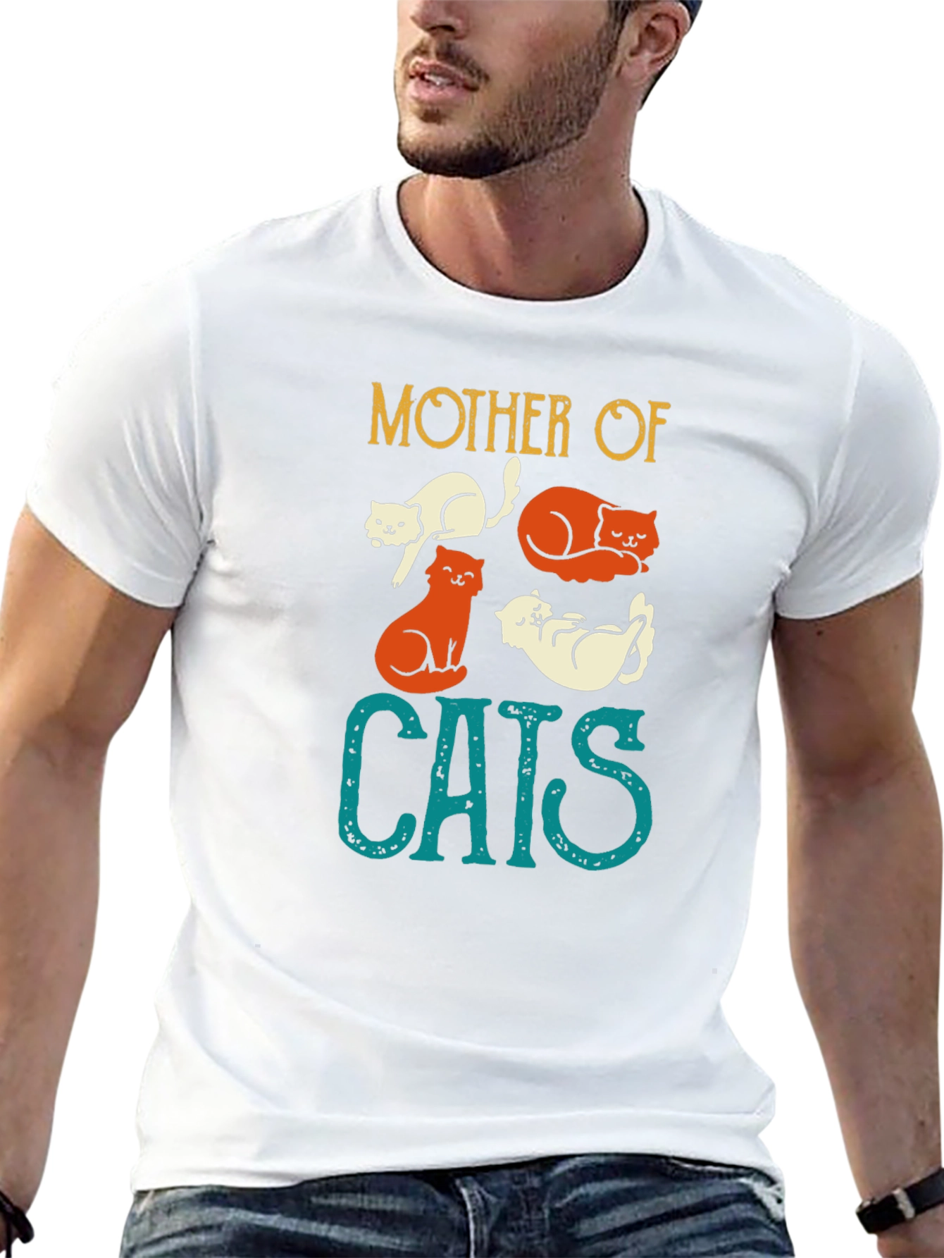 Mother Of Cats Graphic Tee