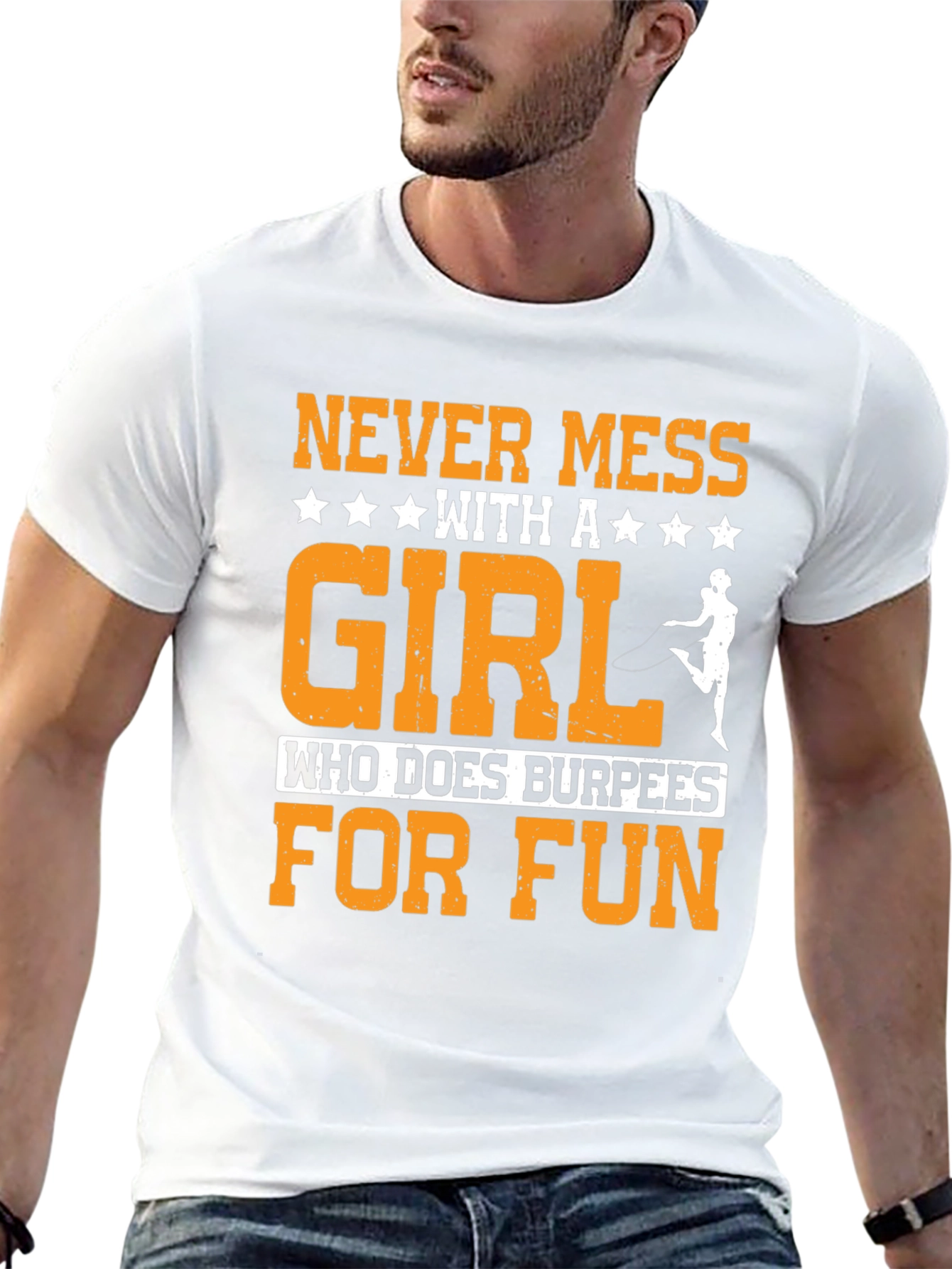 Never Mess with Burpees Girl T-Shirt