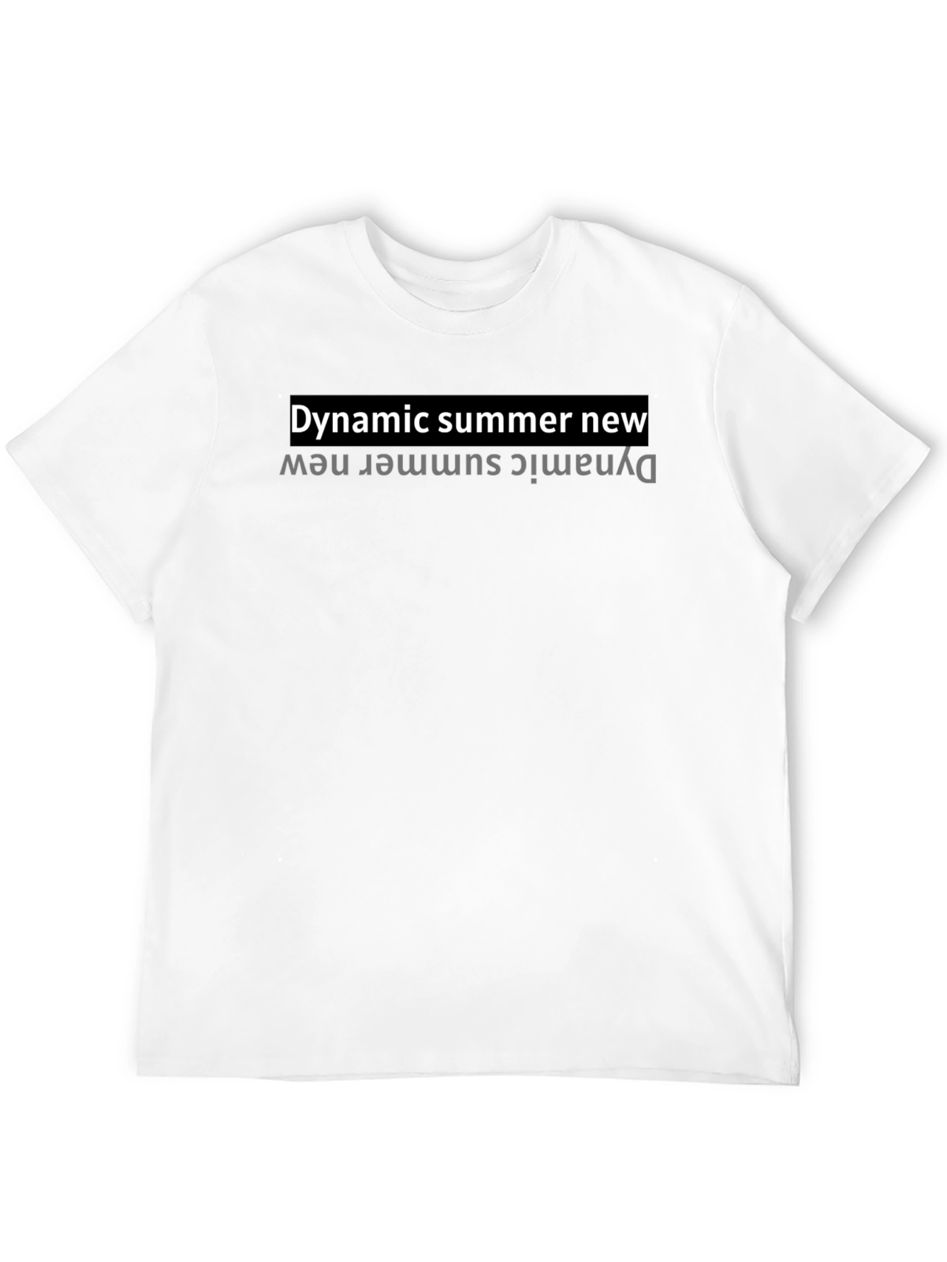 Dynamic Summer New Black T-Shirt