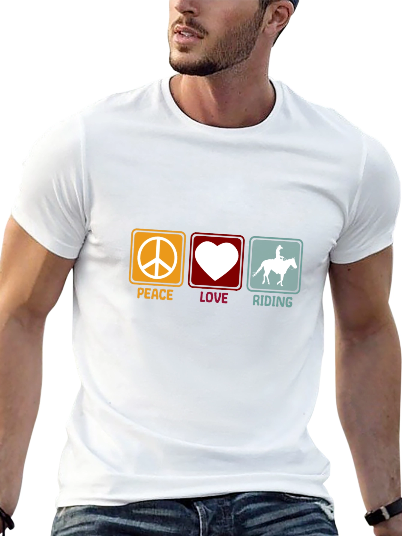 Peace Love Riding T-Shirt