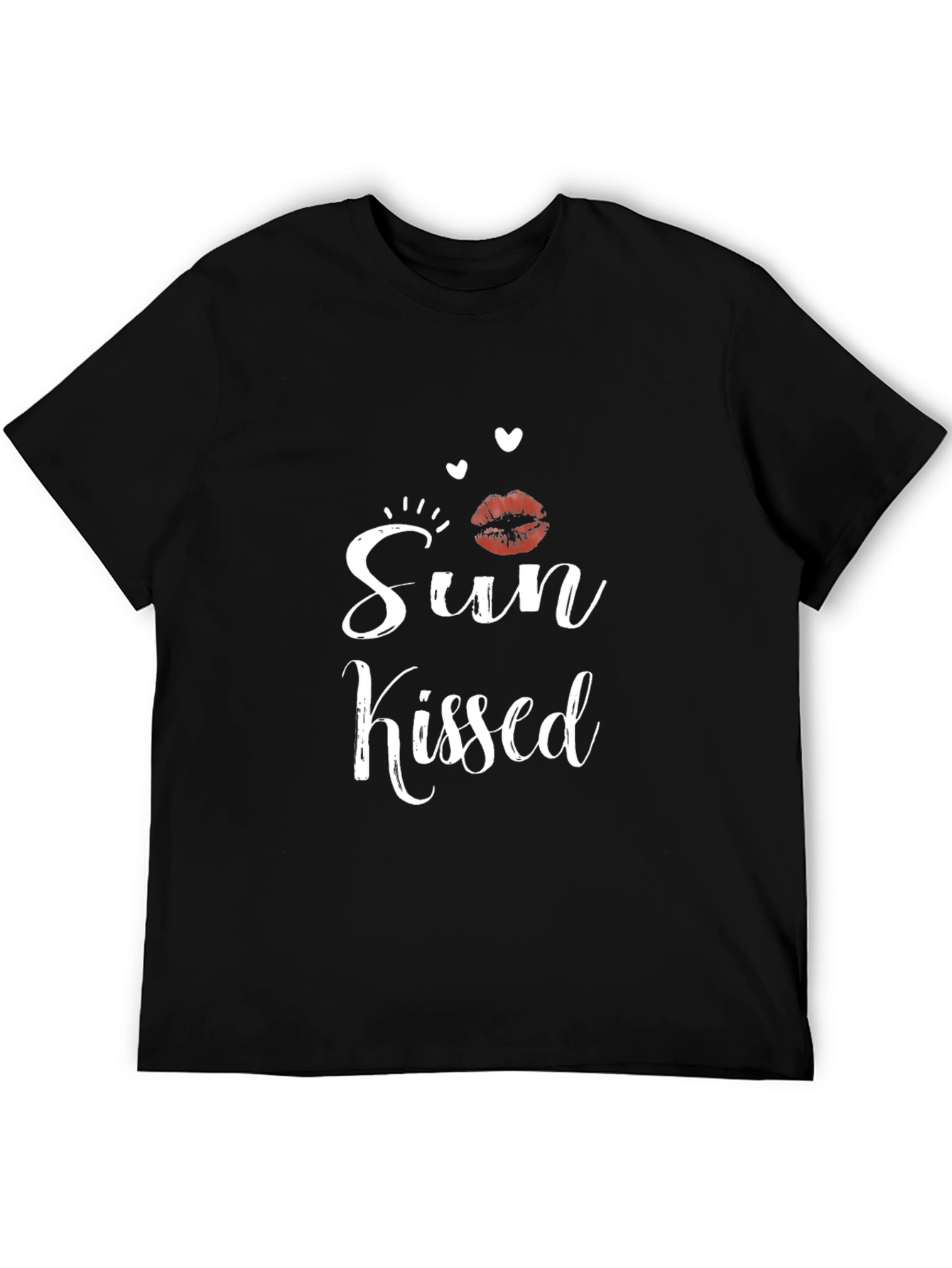 Sun Kissed Black Graphic T-Shirt