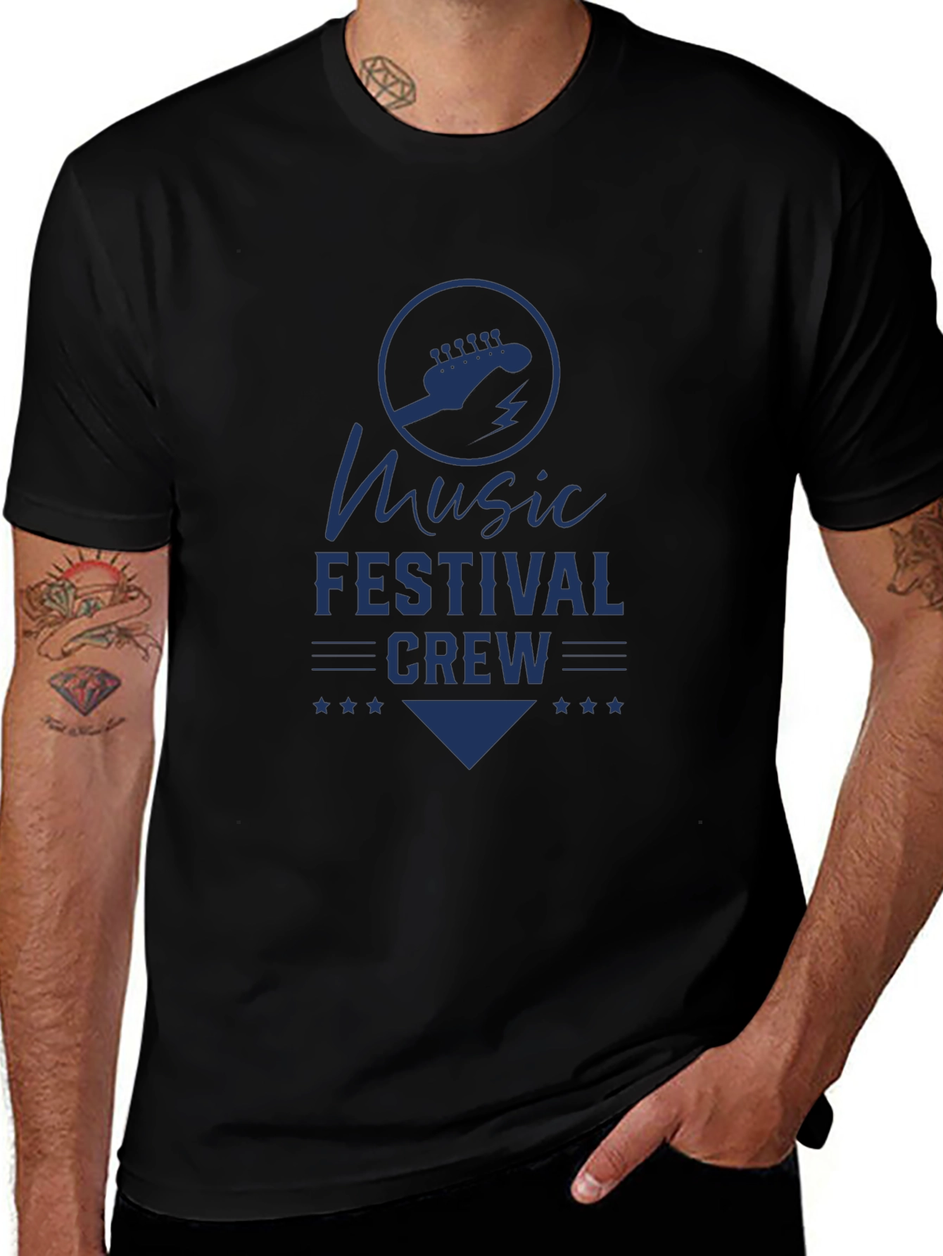 Music Festival Crew Graphic T-Shirt