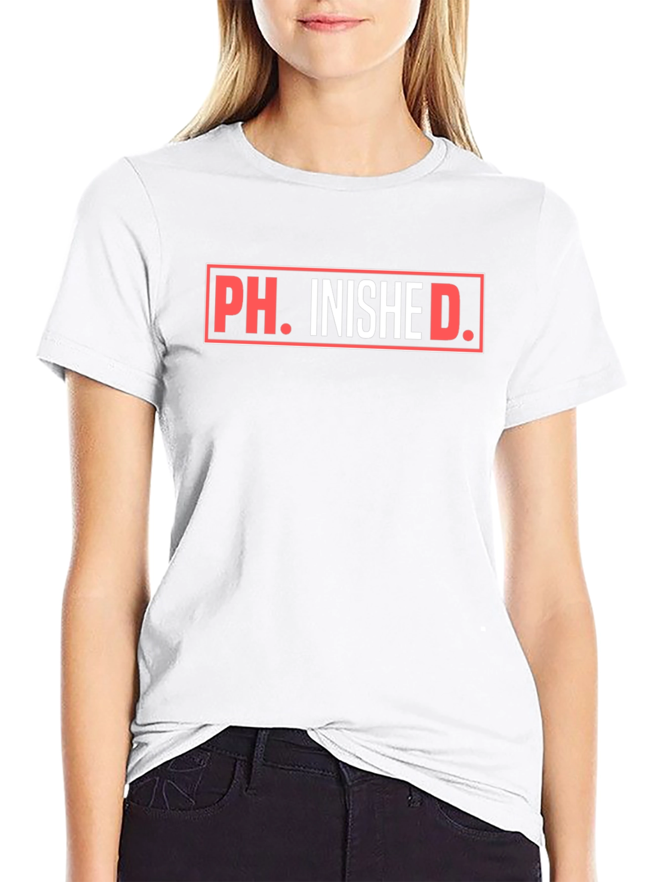 Ph.inished. Funny Graduation T-Shirt