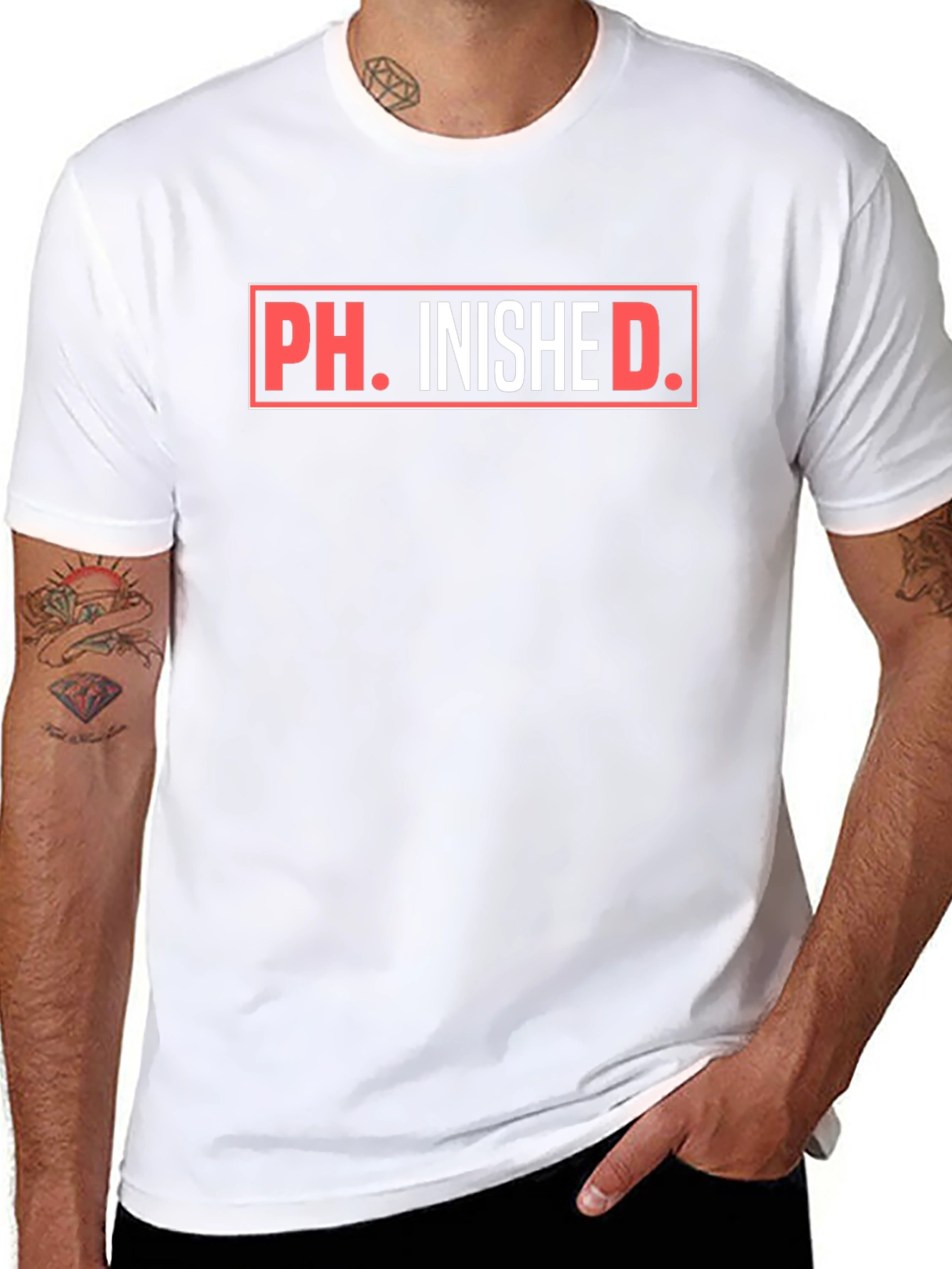 Ph.inished. Funny Graduation T-Shirt