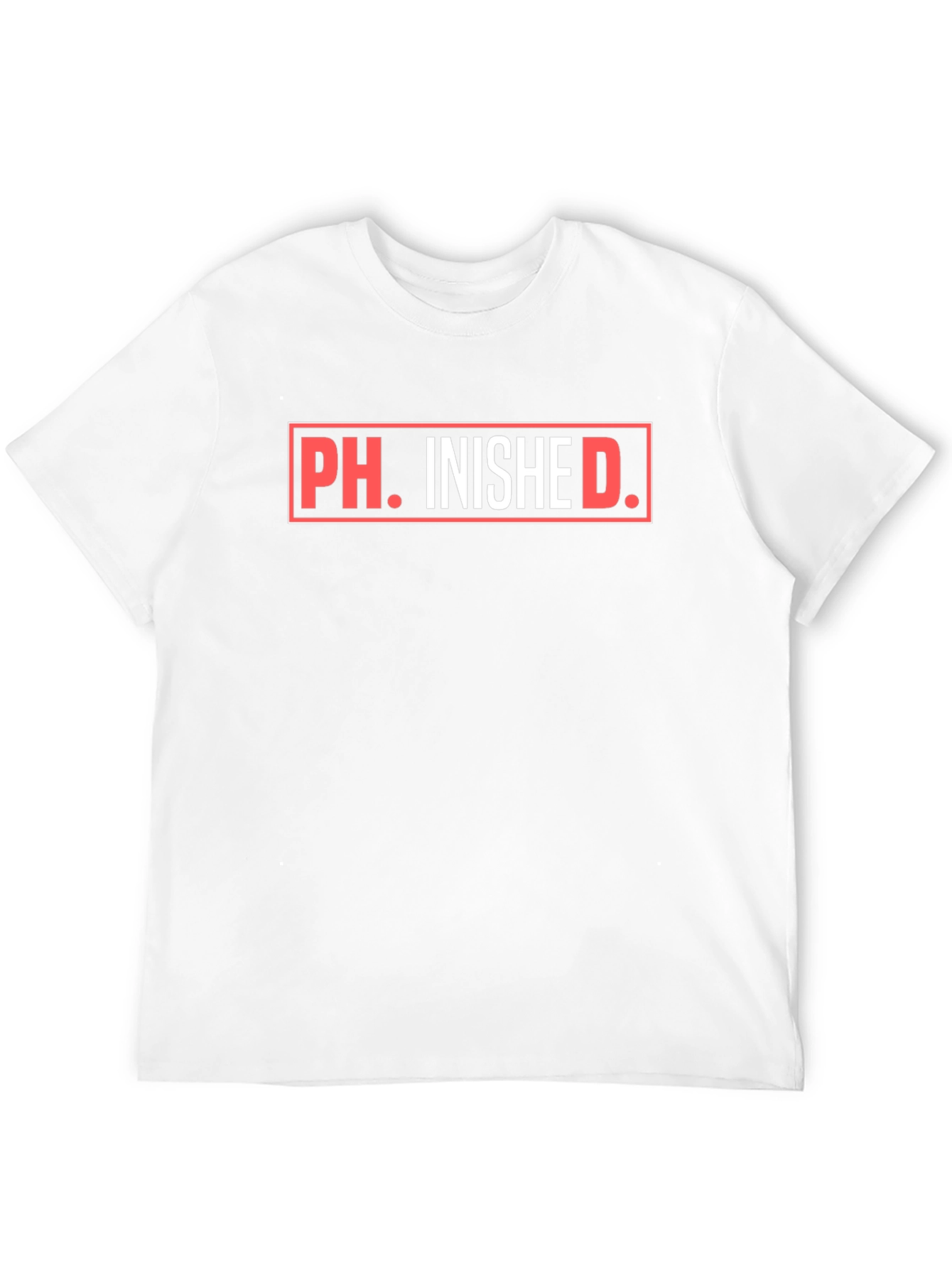 Ph.inished. Funny Graduation T-Shirt