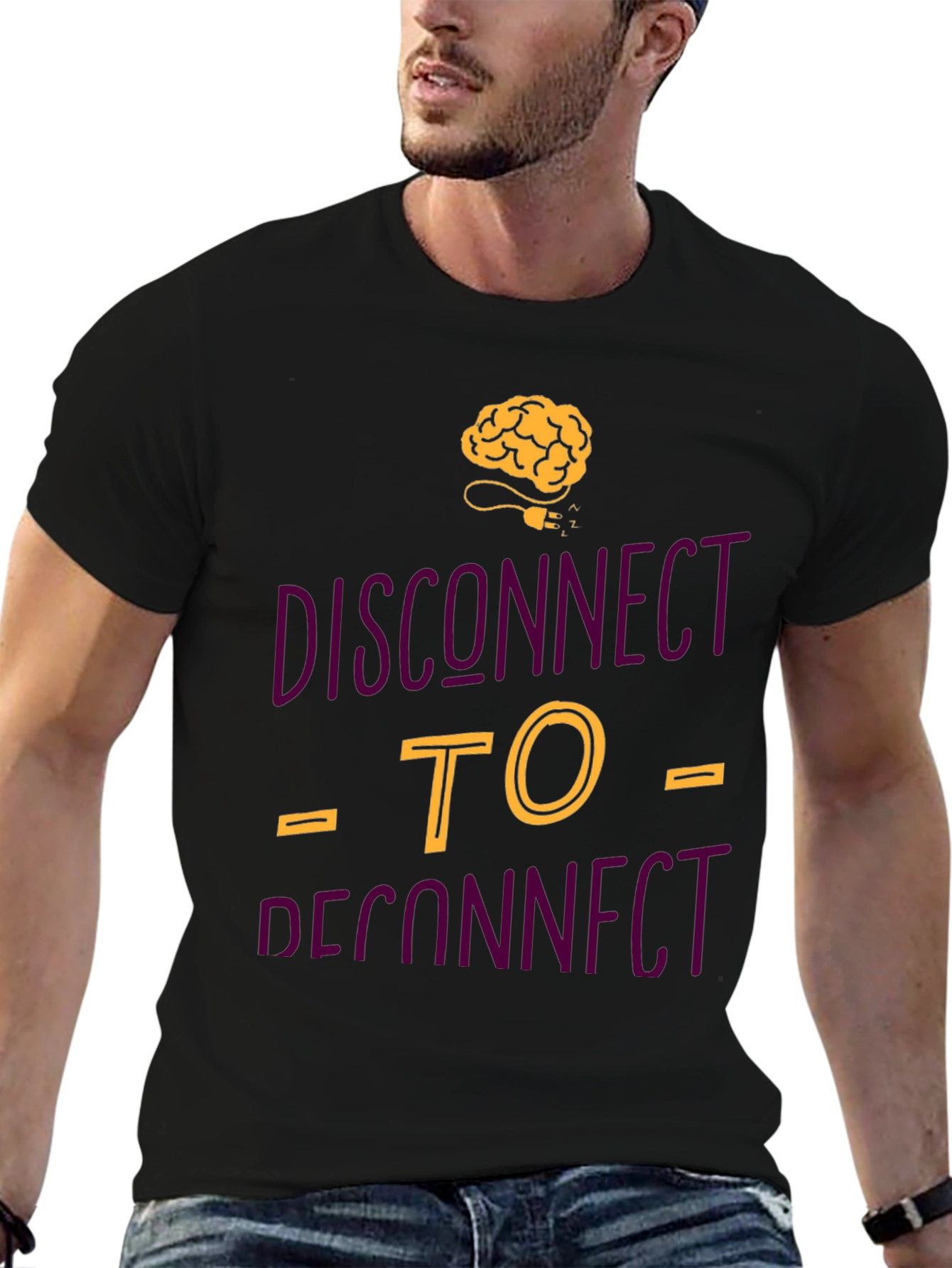 Disconnect To Reconnect Graphic Tee