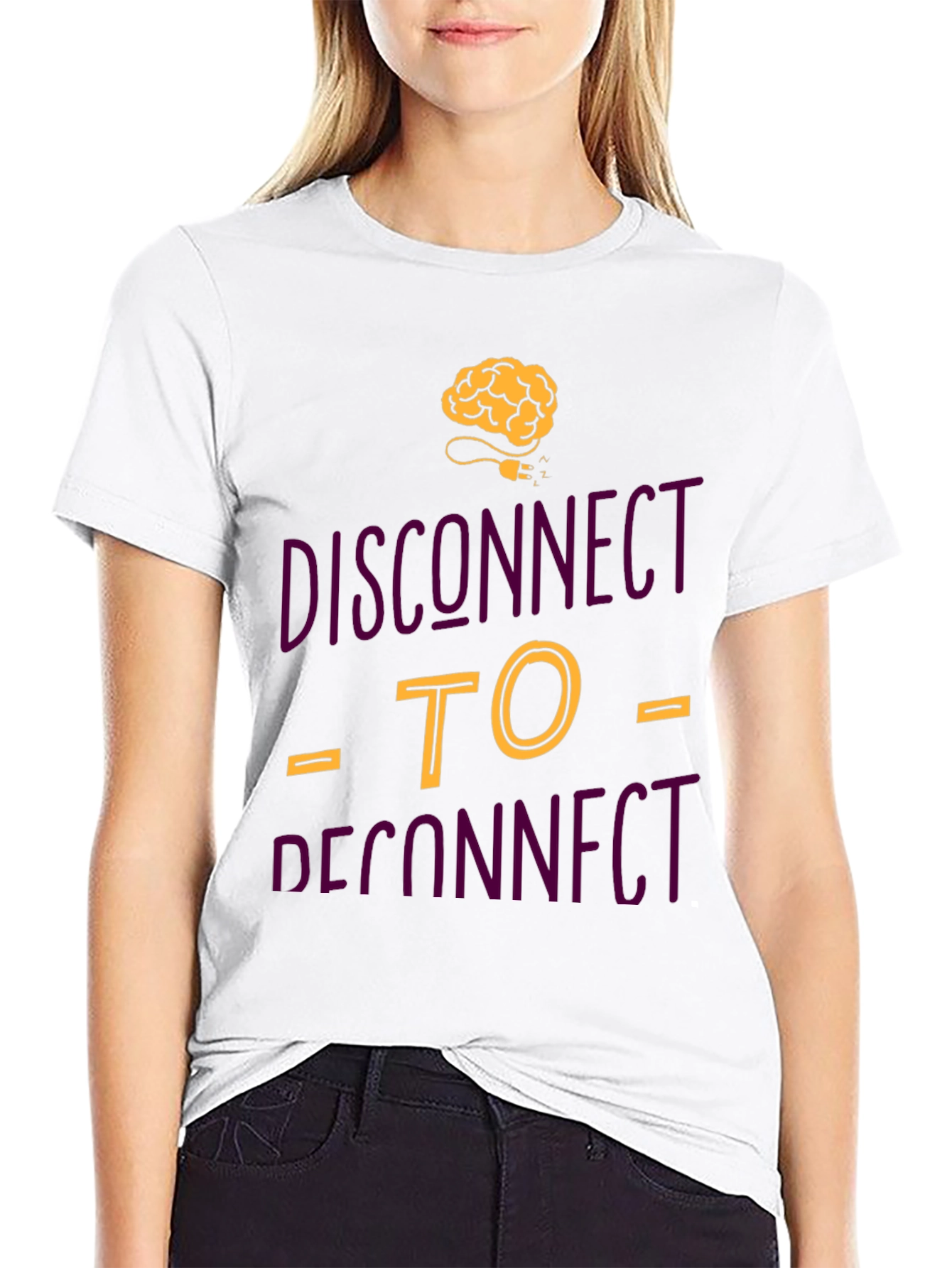 Disconnect To Reconnect Graphic Tee