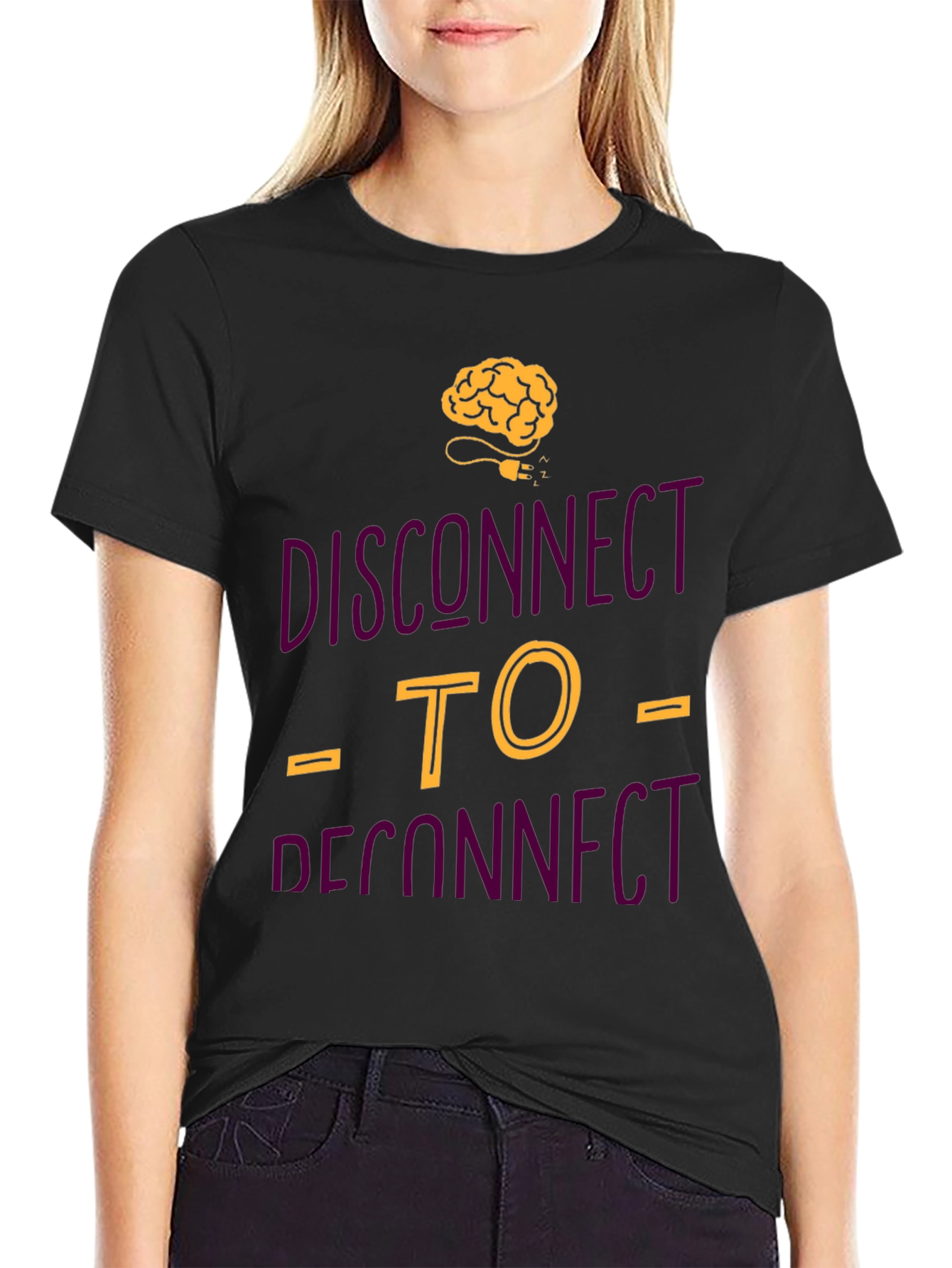Disconnect To Reconnect Graphic Tee