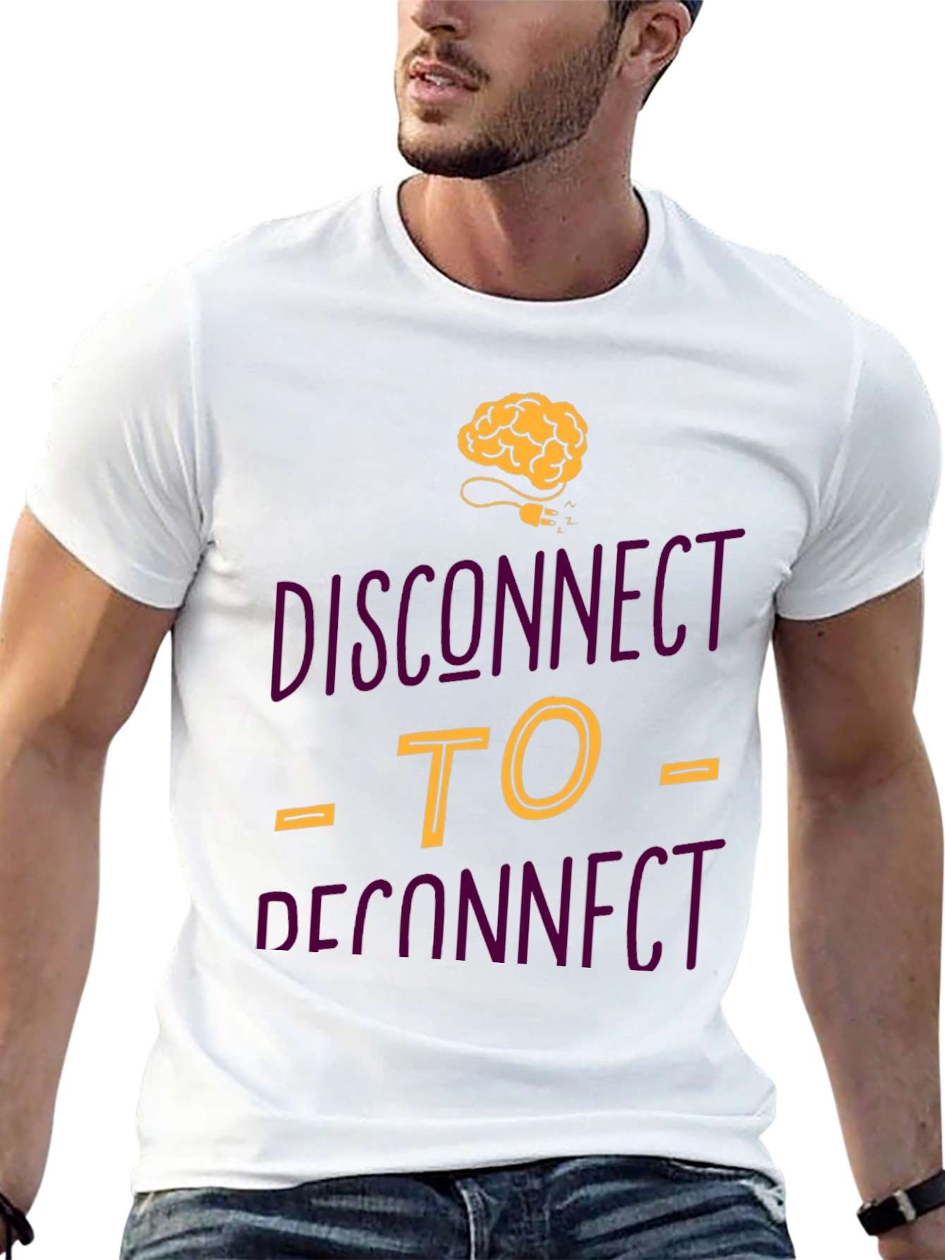 Disconnect To Reconnect Graphic Tee
