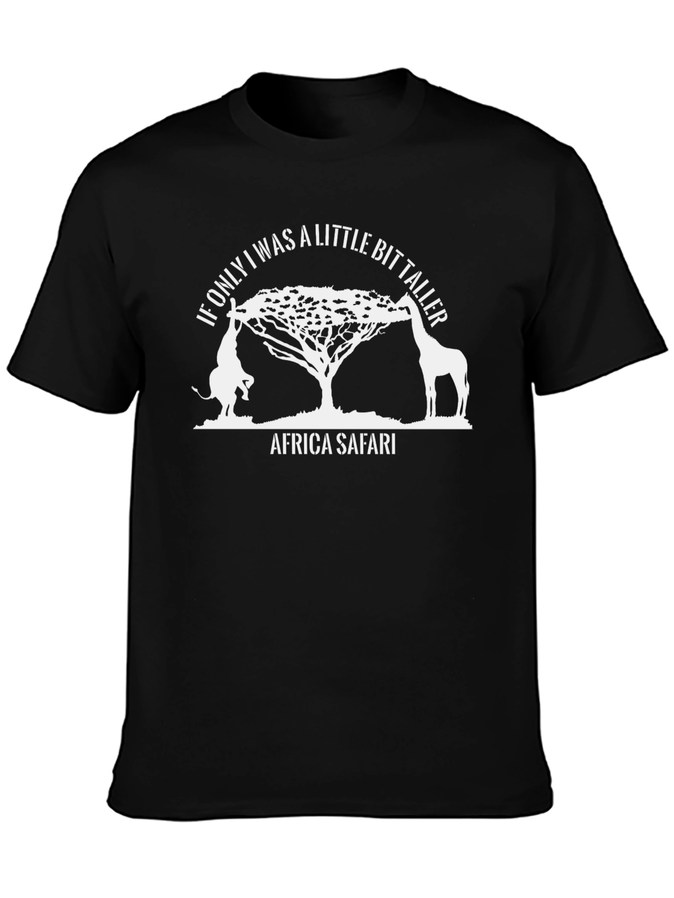 Africa Safari Giraffe Graphic T-Shirt