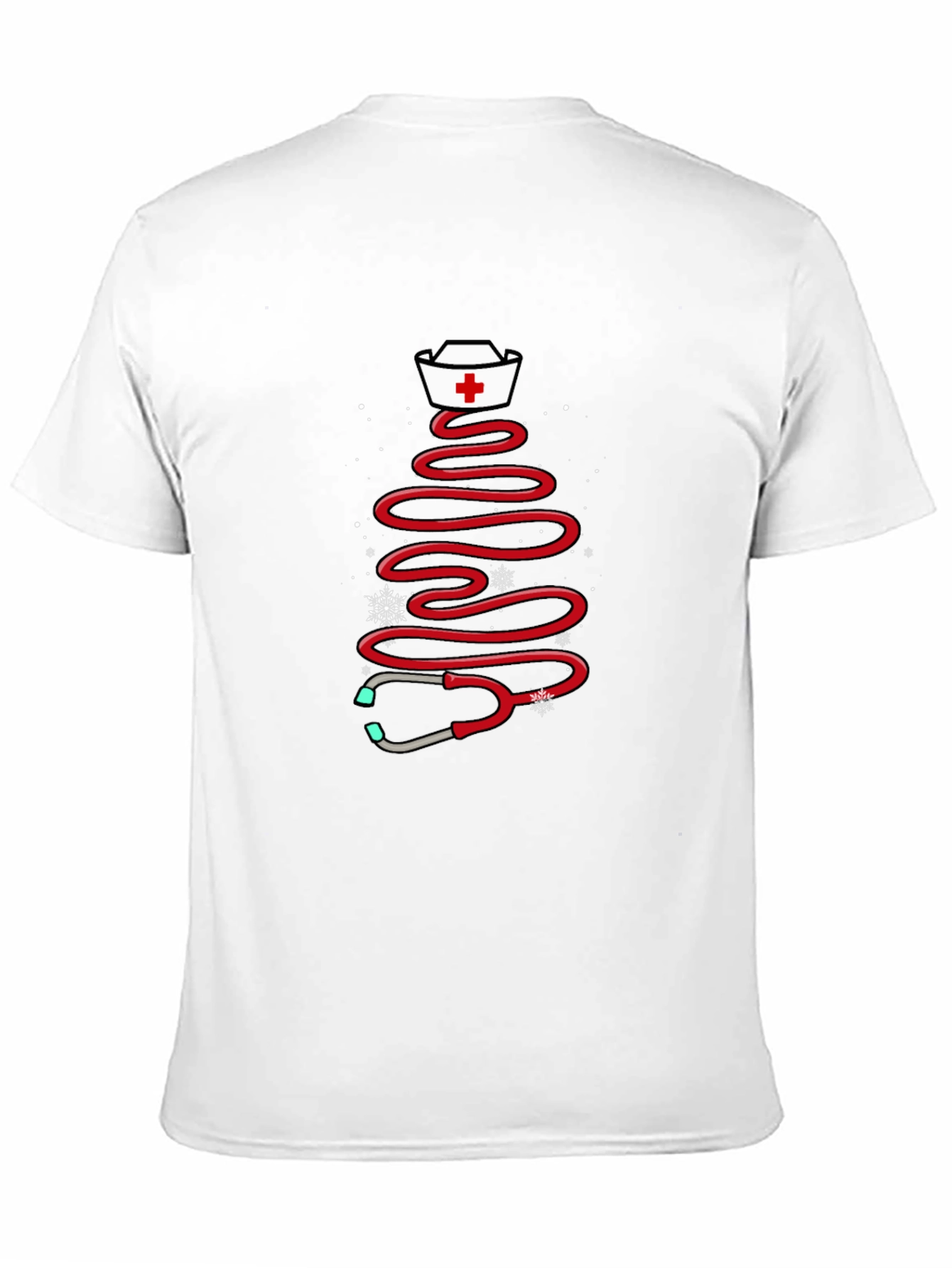 Nurse Christmas Tree Stethoscope T-Shirt