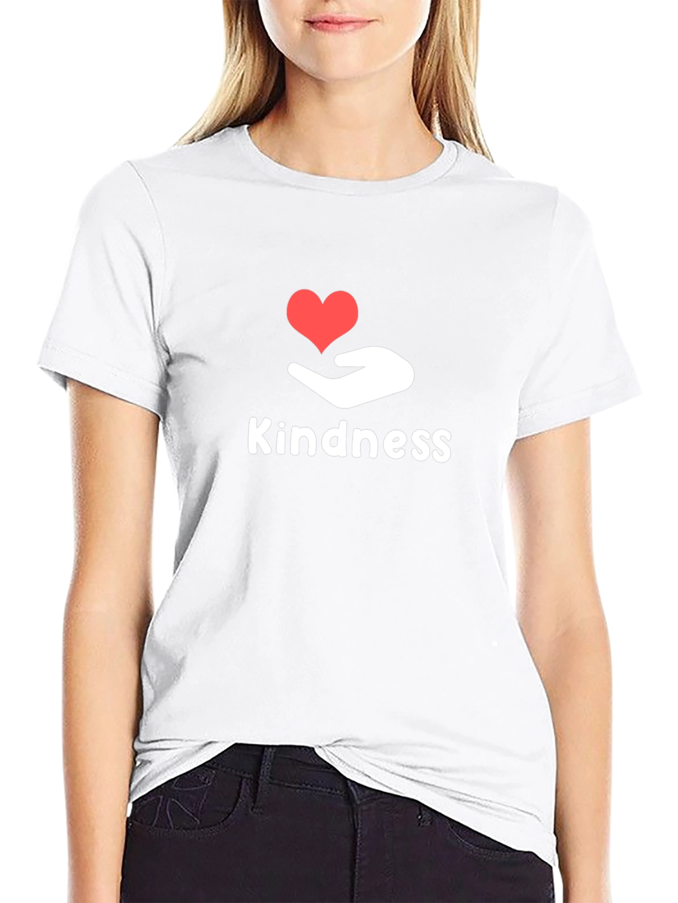 Kindness Heart Graphic Tee - Soft Cotton Blend