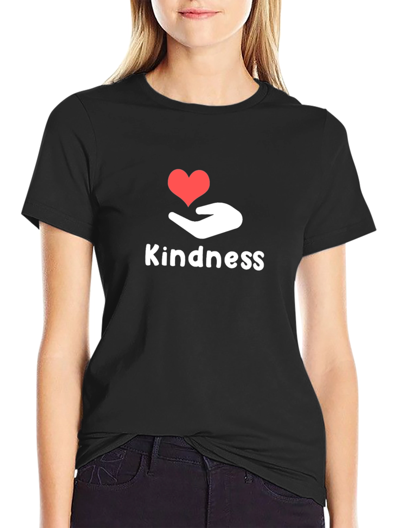 Kindness Heart Graphic Tee - Soft Cotton Blend