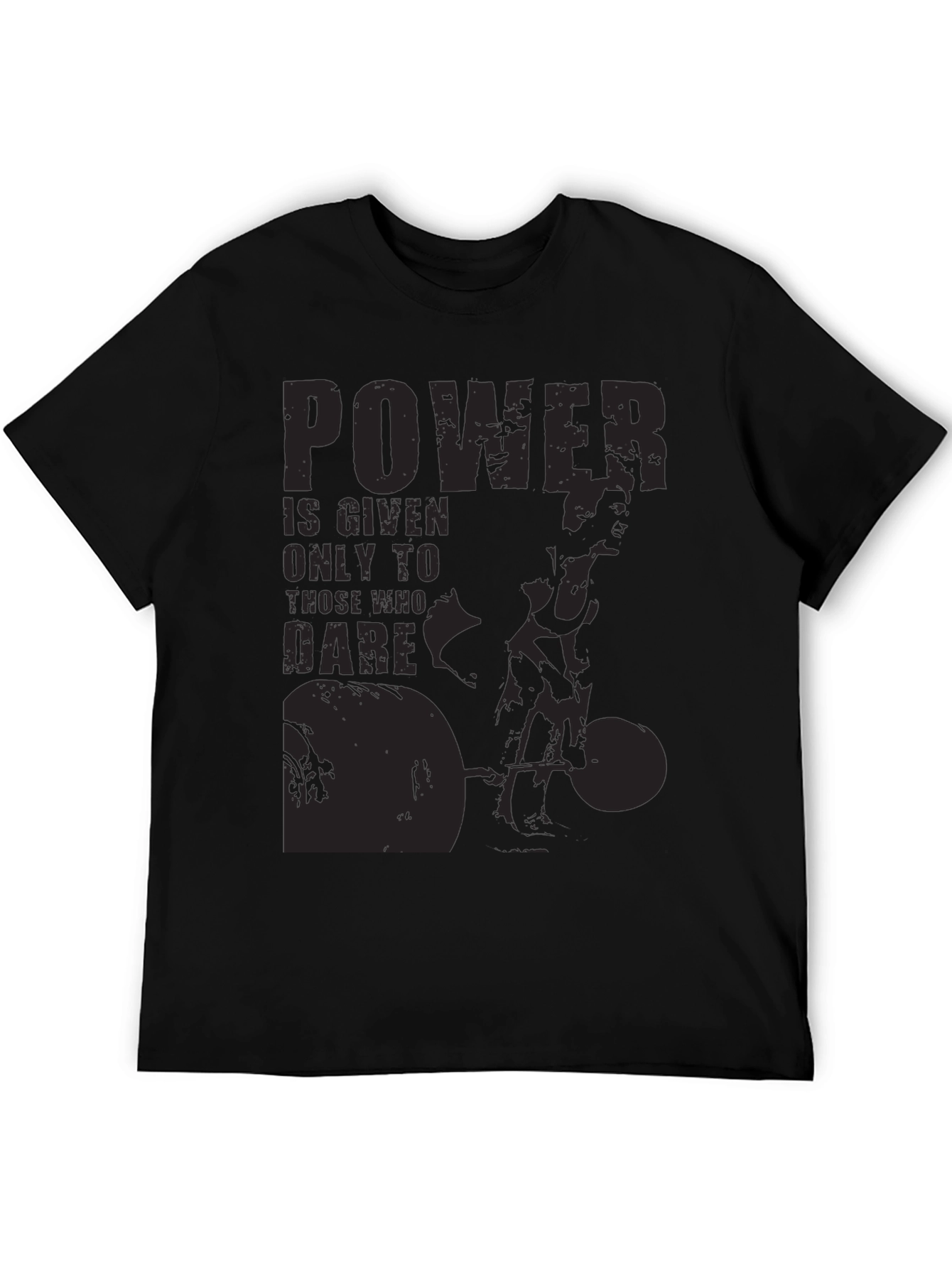 Powerlifting Graphic Print T-Shirt