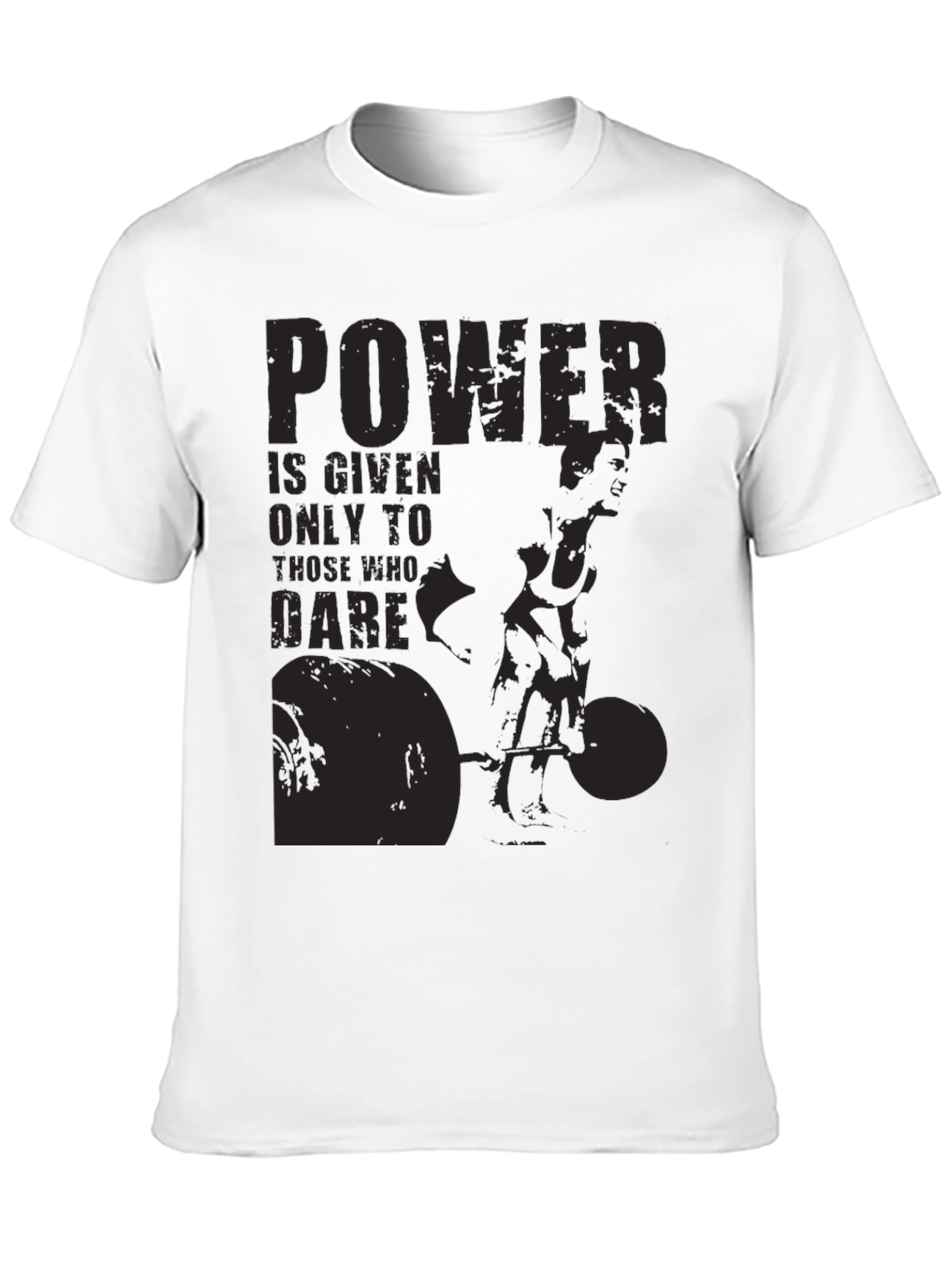 Powerlifting Graphic Print T-Shirt