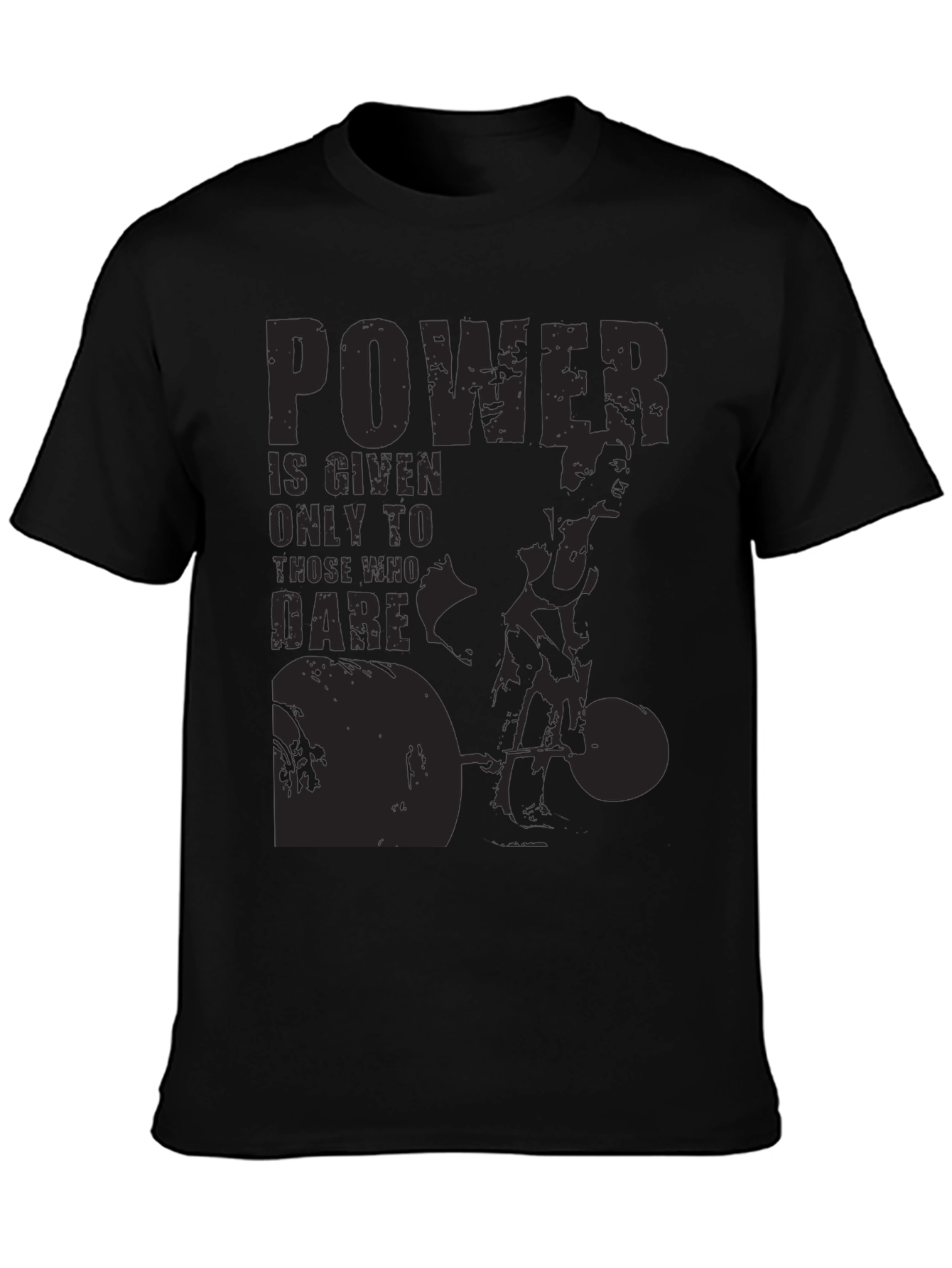 Powerlifting Graphic Print T-Shirt