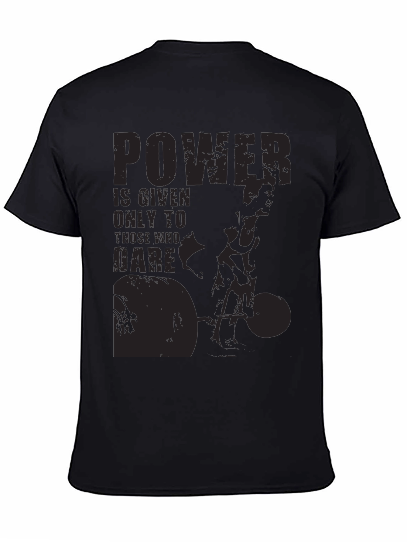 Powerlifting Graphic Print T-Shirt