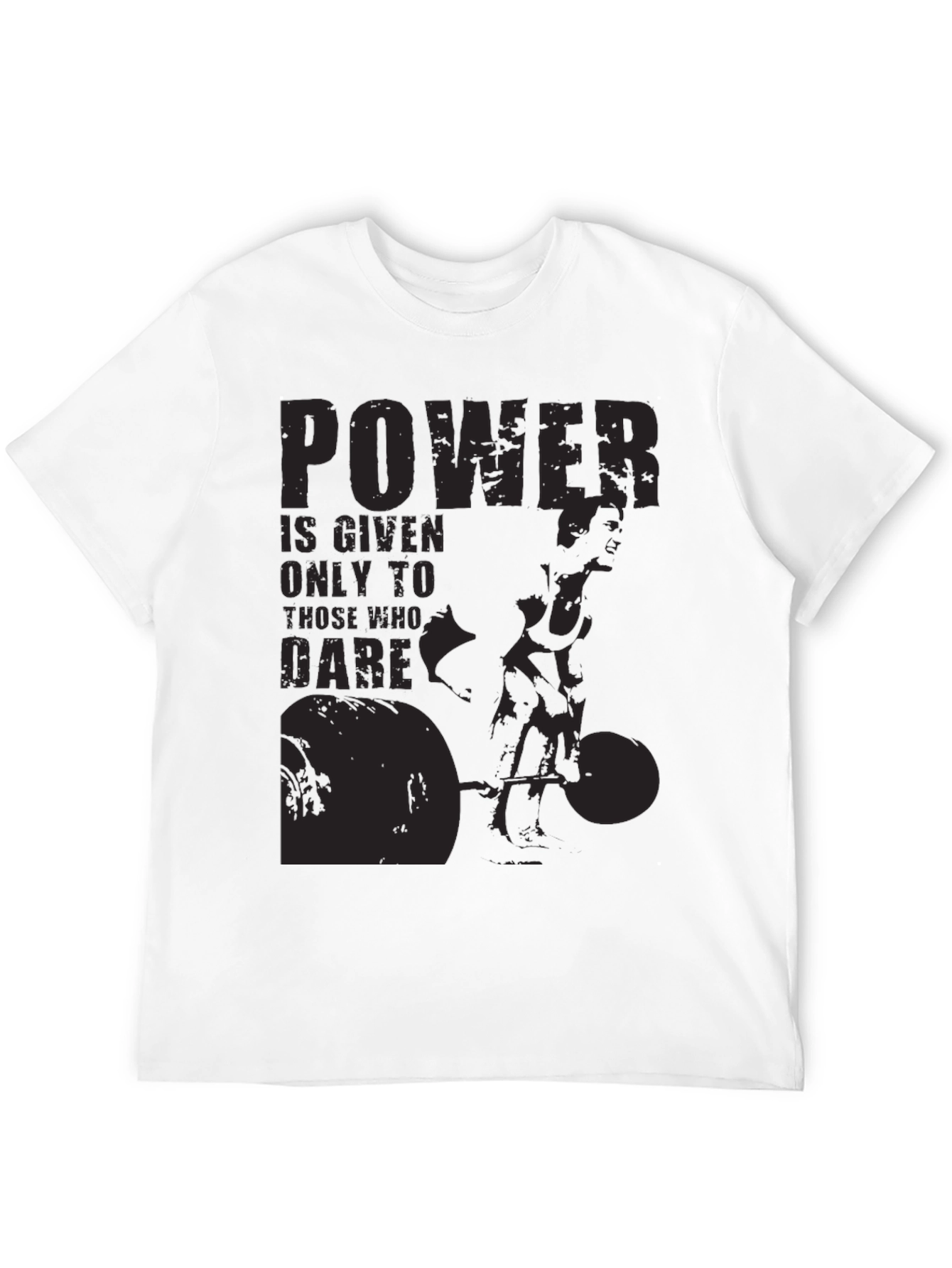 Powerlifting Graphic Print T-Shirt