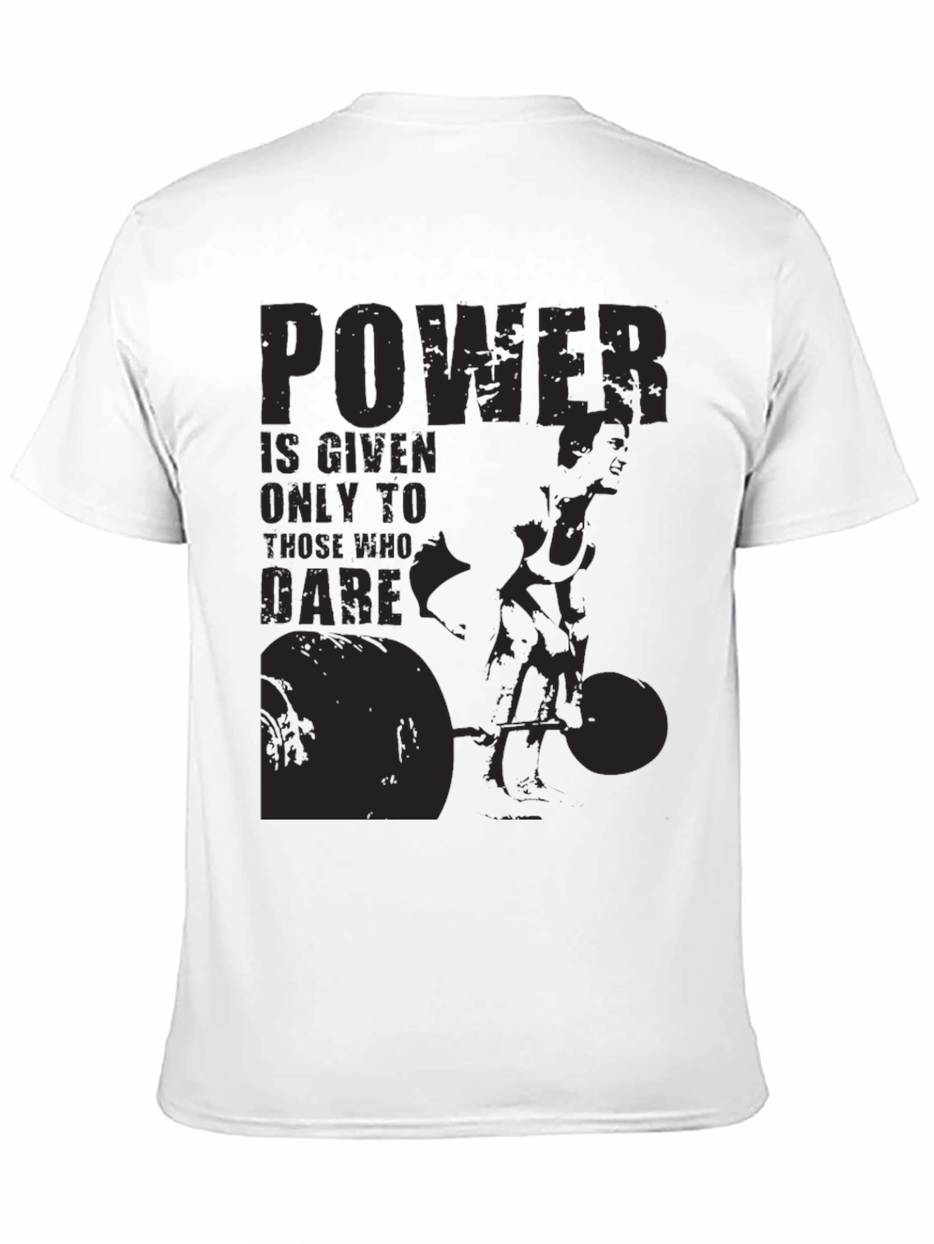 Powerlifting Graphic Print T-Shirt